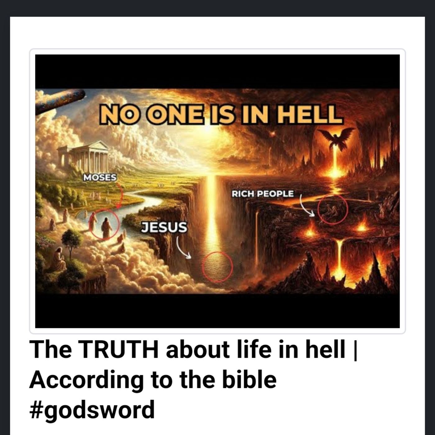 The TRUTH about life in hell | According to the bible #godsword episode artwork