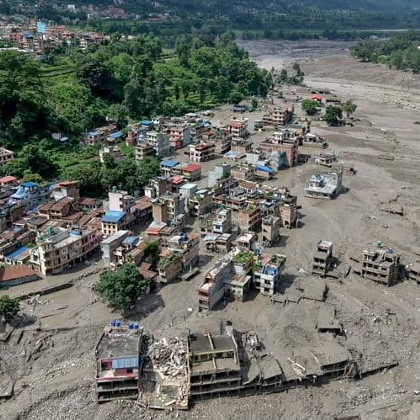 Massive flash flood hits Nepal-China border dozens dead, hundreds missing episode artwork
