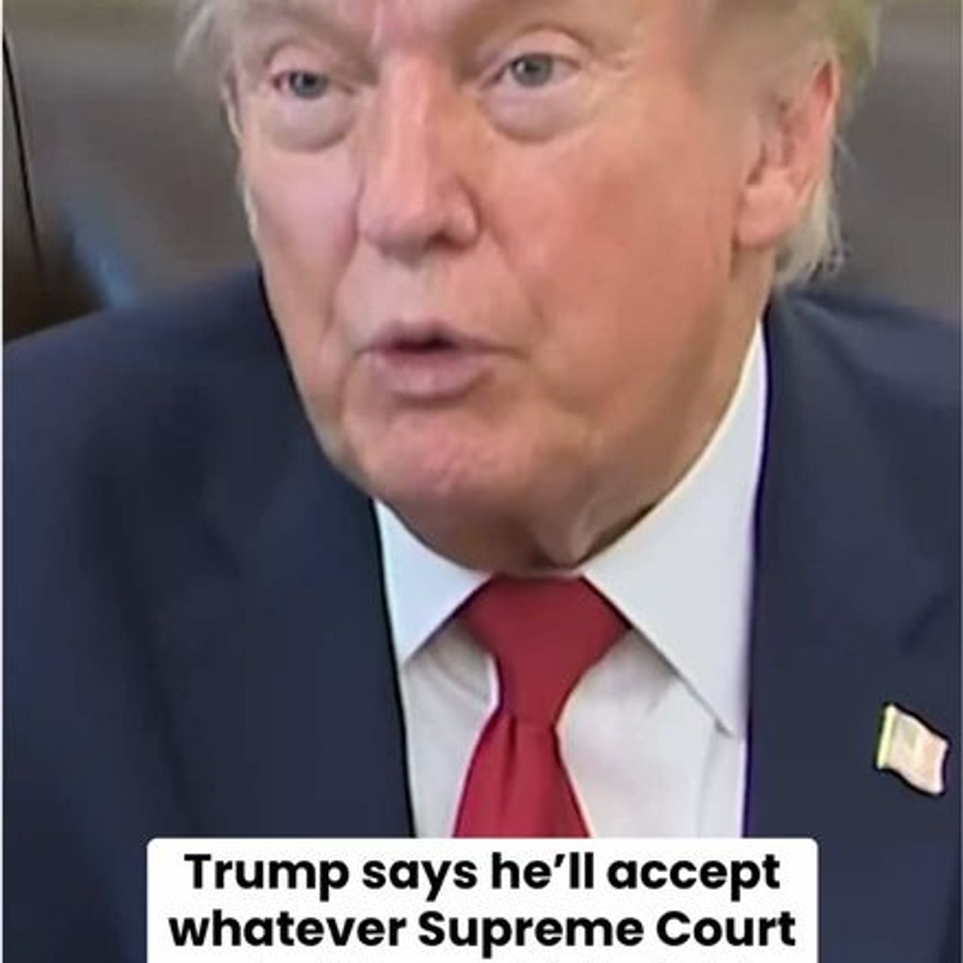 President Trump said he would accept whatever the Supreme Court decides in the pending birthright citizenship case, but argued it would be " episode artwork