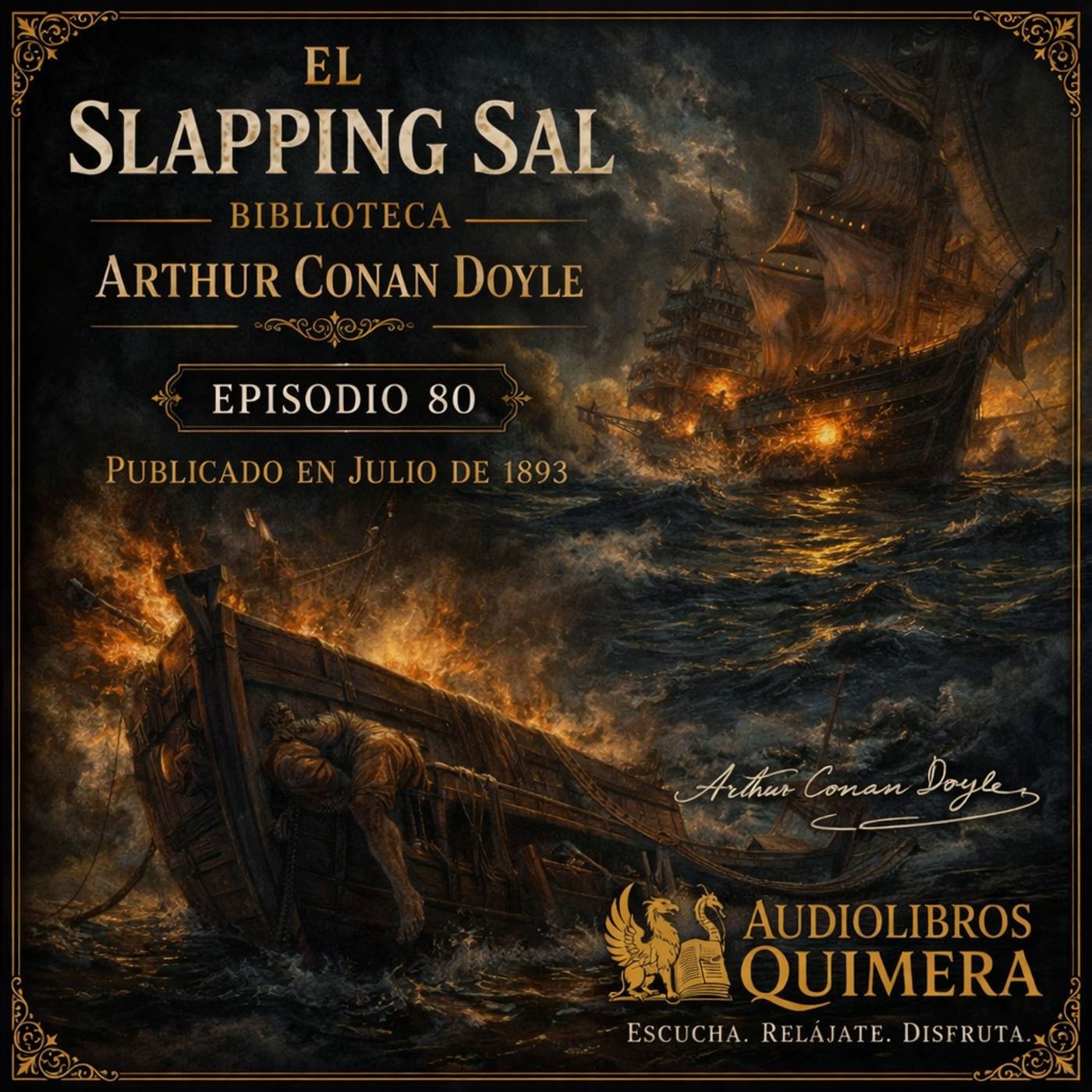 Portada de Audiolibros Quimera - Biblioteca de Arthur Conan Doyle