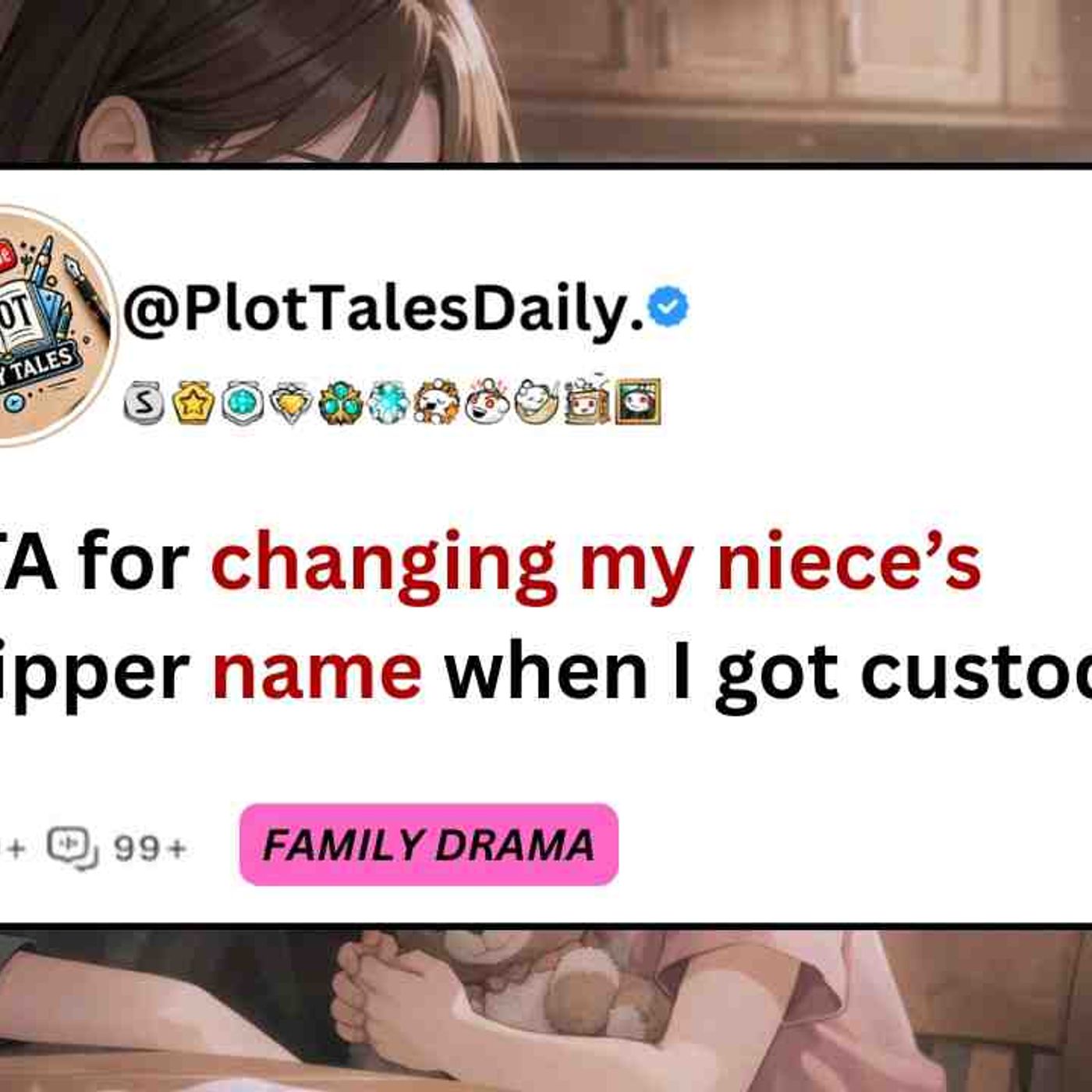 AITA for changing my niece_s stripper name when I got custody_ _ Reddit Stories episode artwork