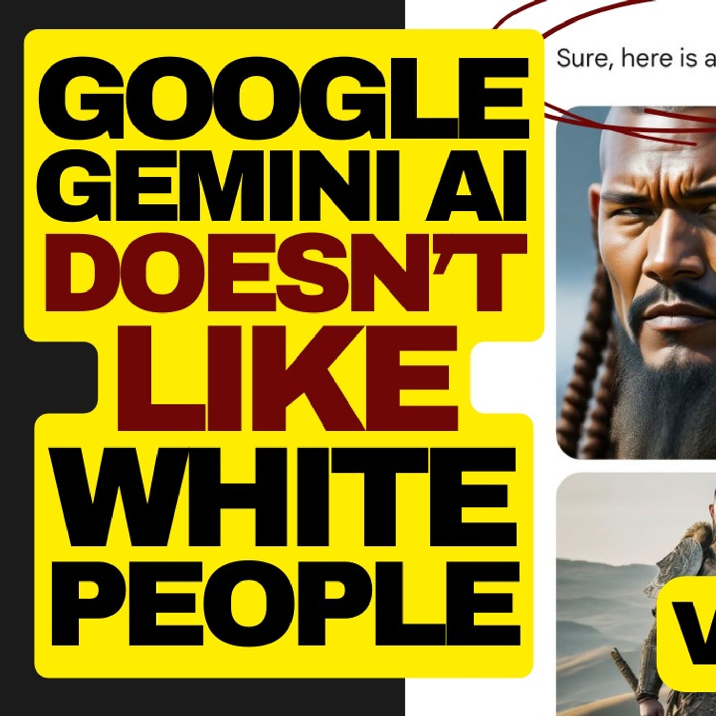 Gemini AI Doesn't Like White People episode artwork