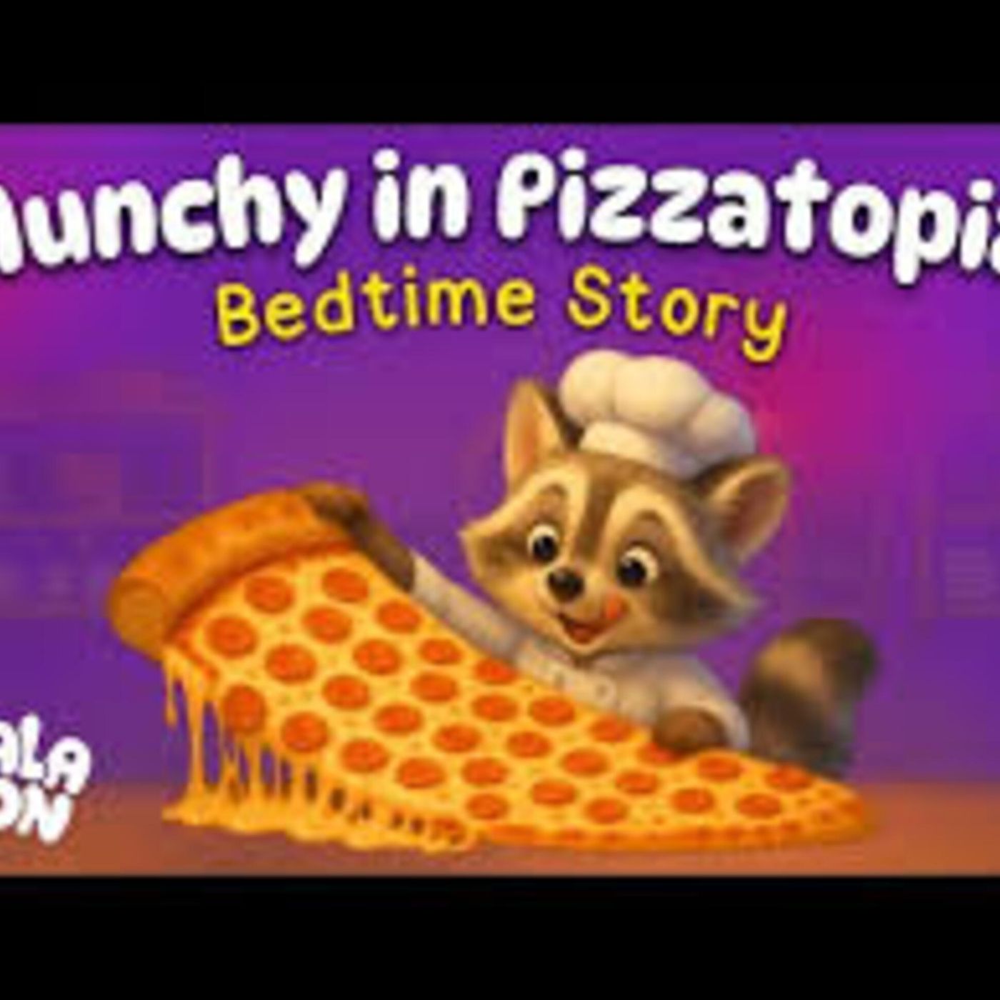 Munchy in Pizzatopia 🦝 🍕 Cozy Bedtime Story for Kids 😴 - Koala Moon - Kids Bedtime Stories episode artwork