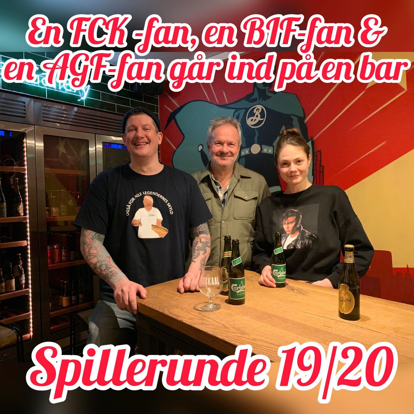 En FCK fan, en BIF fan og en AGF fan går ind på en bar