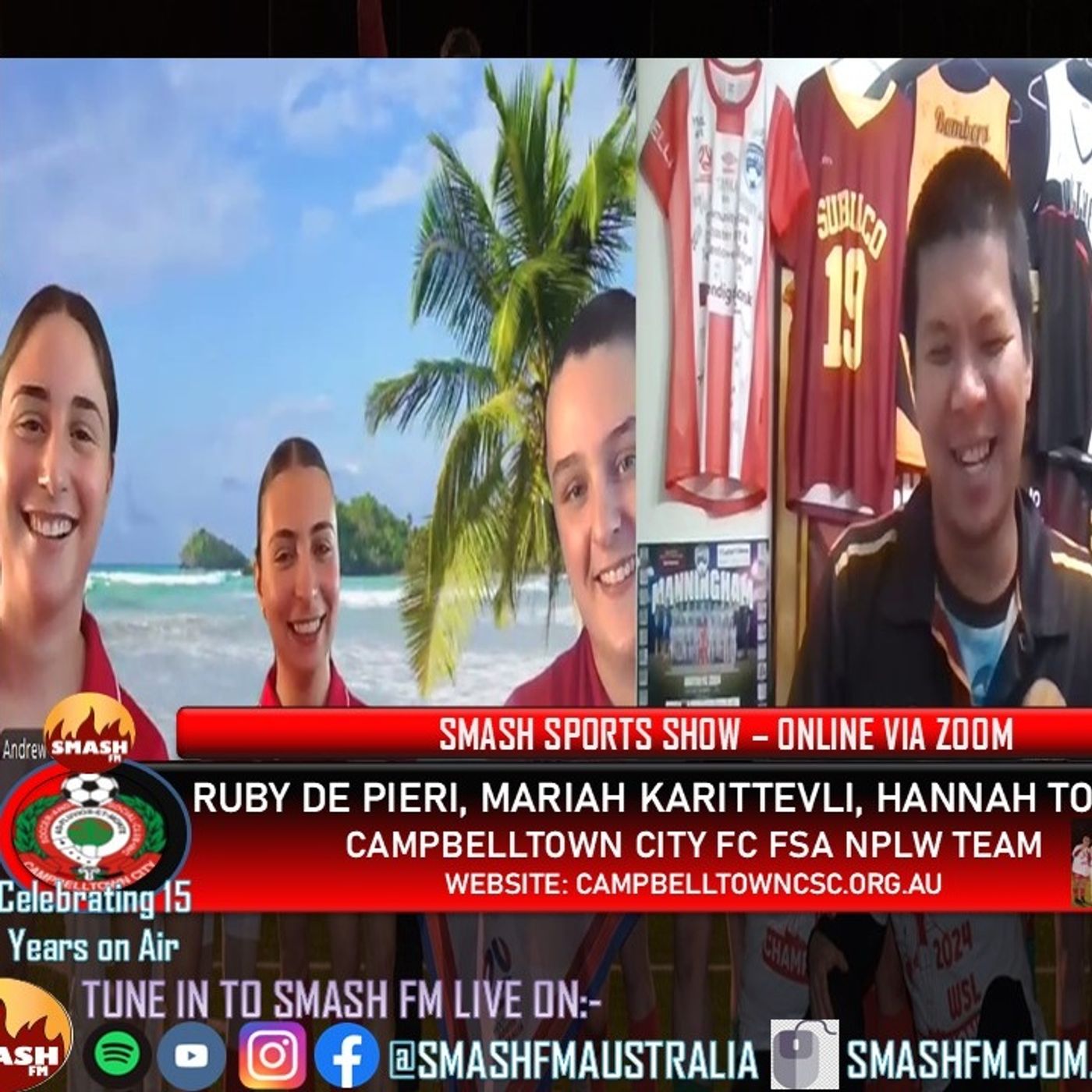 SSS15THYR: Campbelltown City Soccer Club FSA NPLW25 Womens Interviews 170325