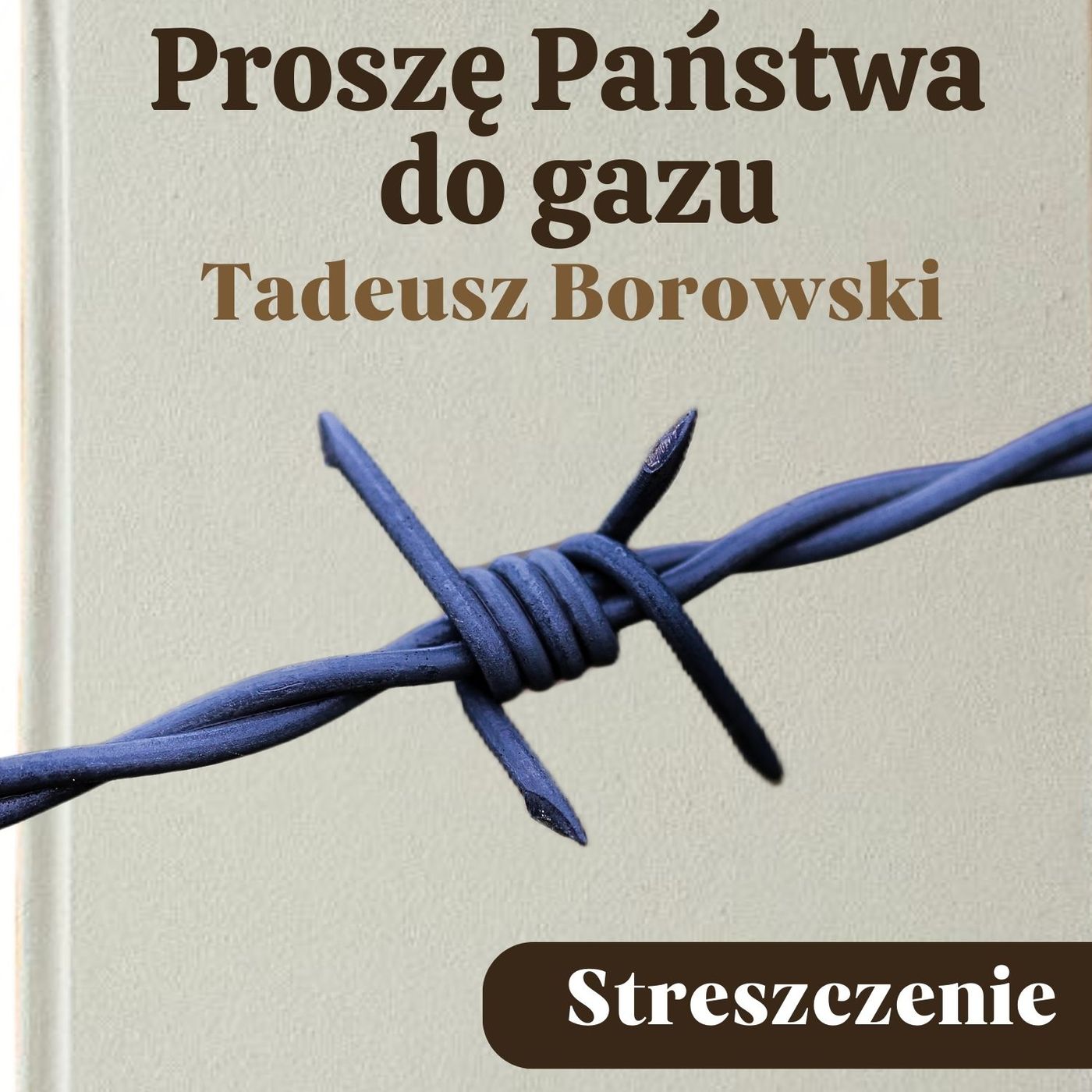 Proszę Państwa do gazu - Tadeusz Borowski - streszczenie i opracowanie lektury