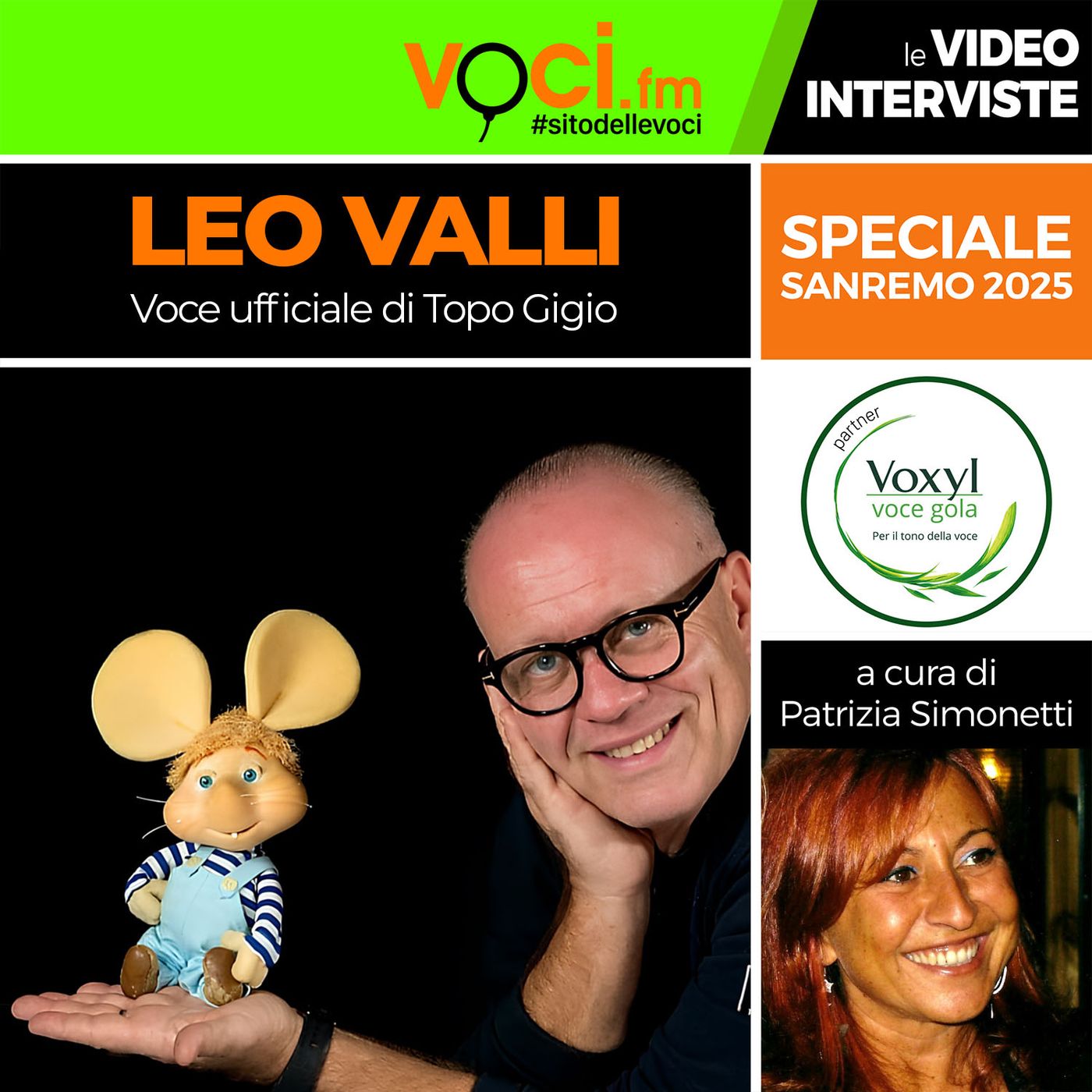 SANREMO 2025: LEO VALLI, voce di TOPO GIGIO, su VOCI.fm - clicca PLAY e ascolta l'intervista episode artwork