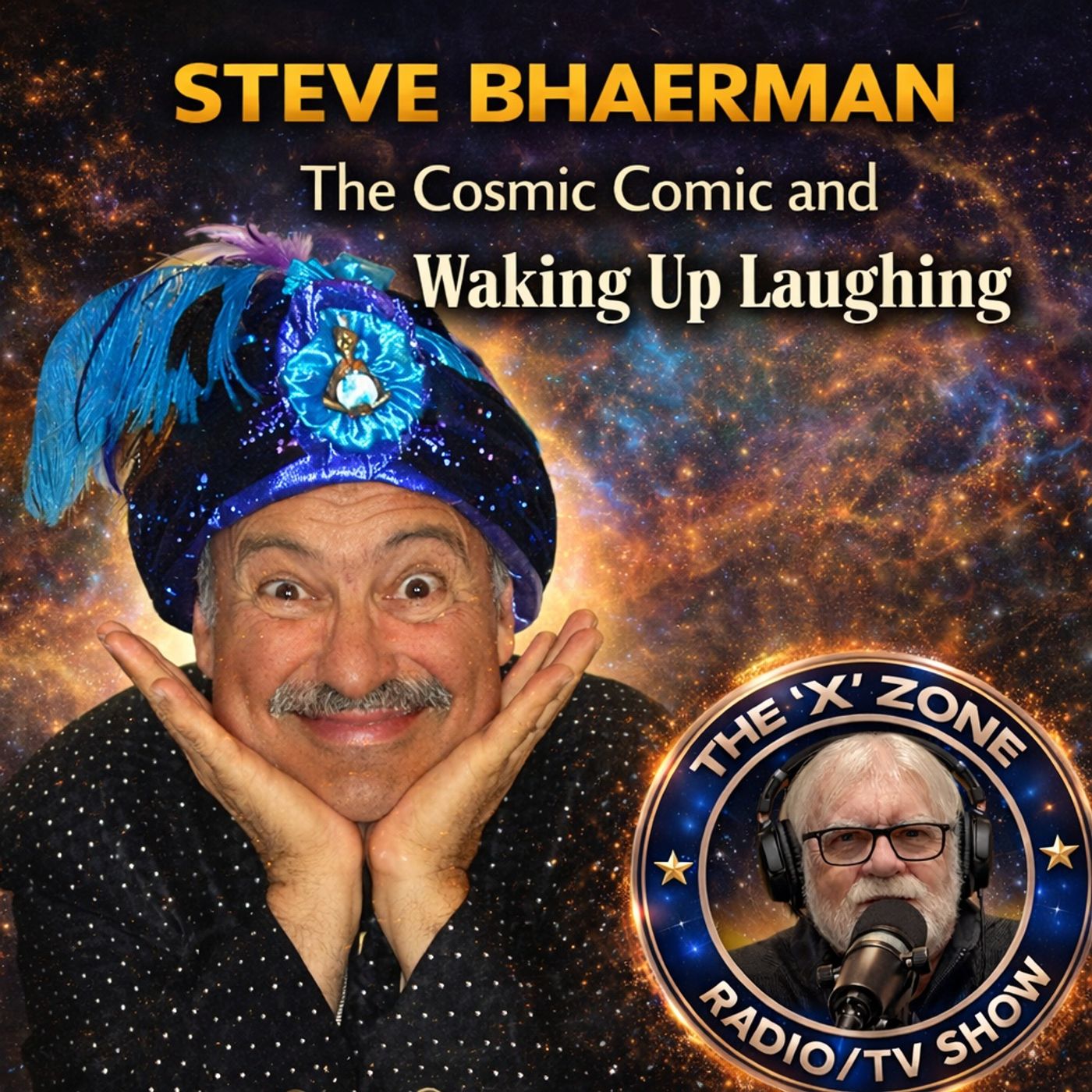 Rob McConnell Interviews - STEVE BHEARMAN - The Cosmc Comic and, Waking Up Laughing
