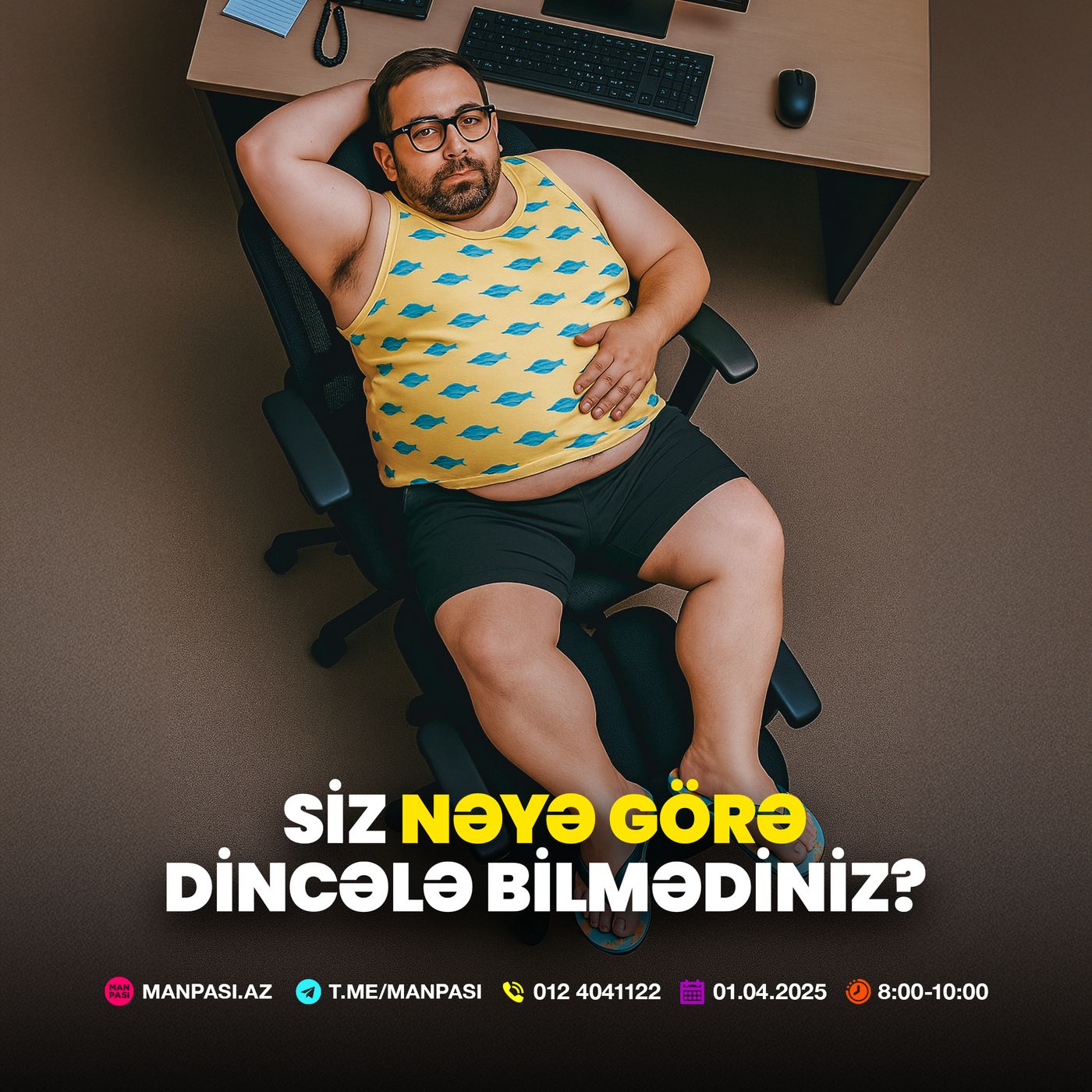 Siz nəyə görə dincələ bilmədiz? 01.04.2025