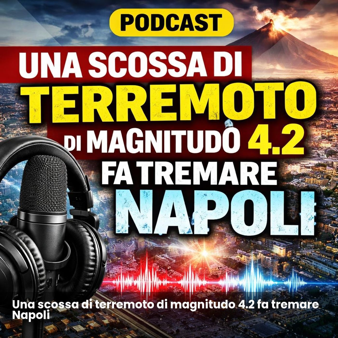 Una scossa di terremoto di magnitudo 4.2 fa tremare Napoli episode artwork