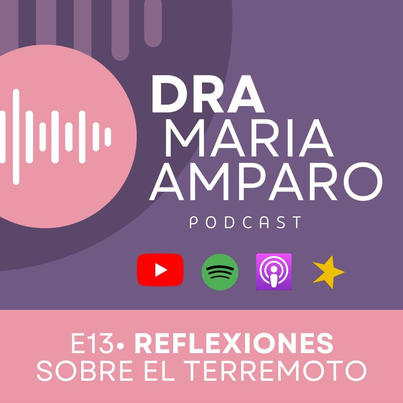 E13 • Reflexiones sobre el terremoto • Dra Maria Amparo Podcast episode artwork