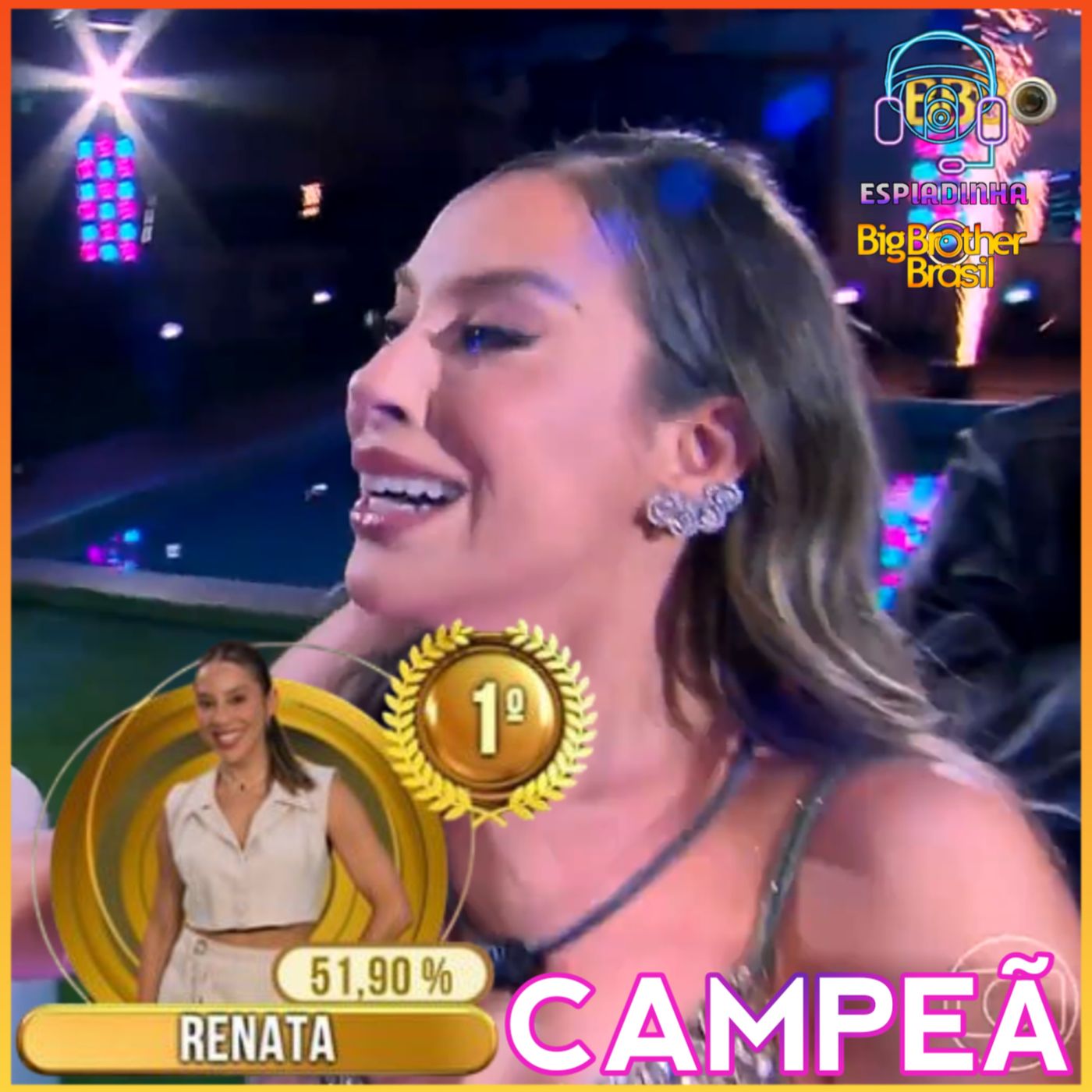 Renata é Campeã do BBB 25, mas PERDEU no voto único! | BBB 25