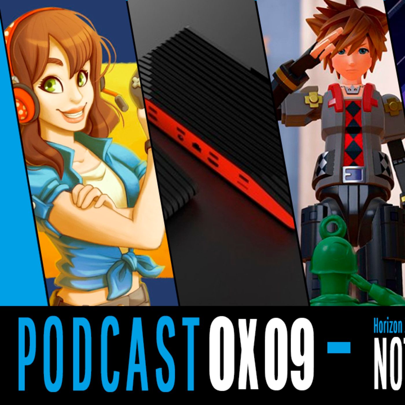 PODCAST SOULMERS 0x09 Gaming Ladies, Ataribox, Kindgom Hearts 3, Amiibo Cloud, Horizon Zero Dawn episode artwork