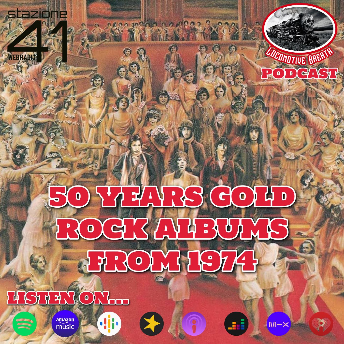 50 Years GOLD Rock Albums from 1974 episode artwork