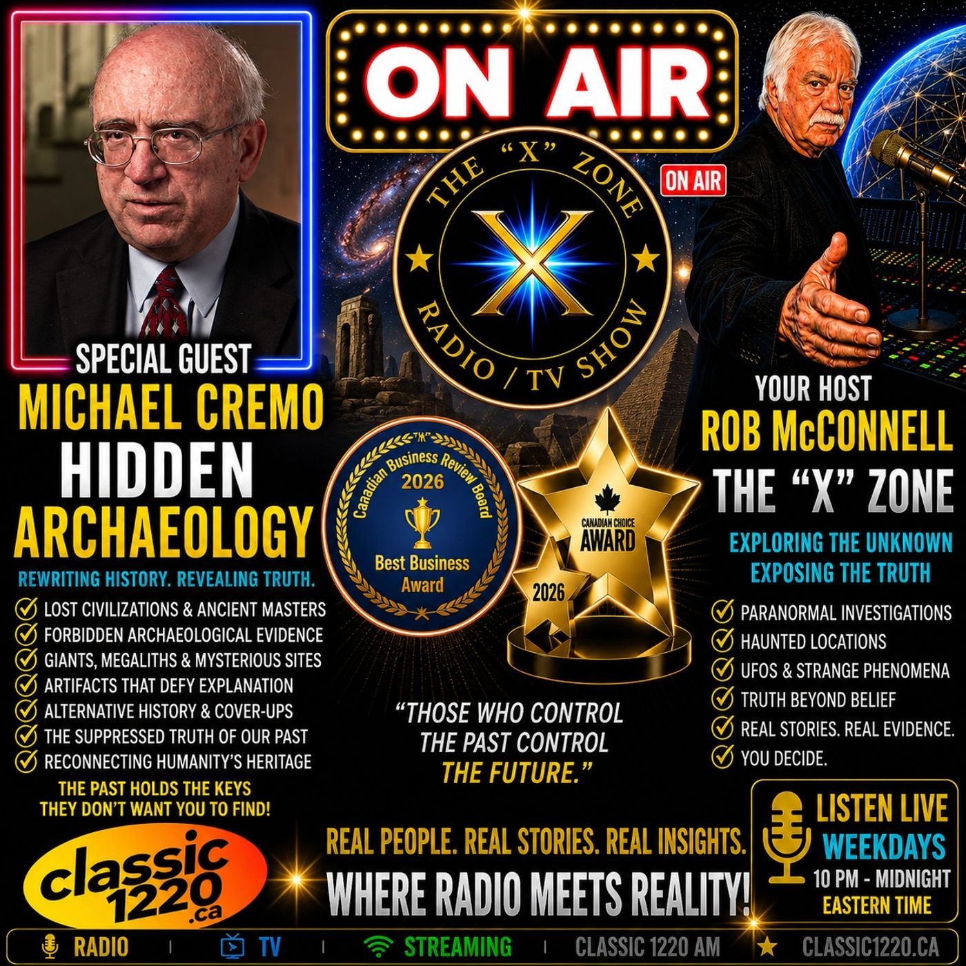 Rob McConnell Interviews - MICHAEL CREMO - Hidden Archaeology episode artwork