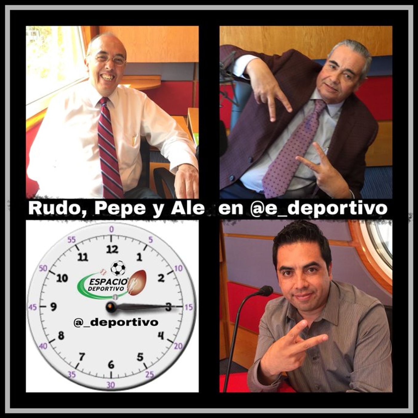 Siempre a las Tres y Cuarto esta bonita Bromedia Deportiva llamada Espacio Deportivo de la Tarde 24 de Enero 2022