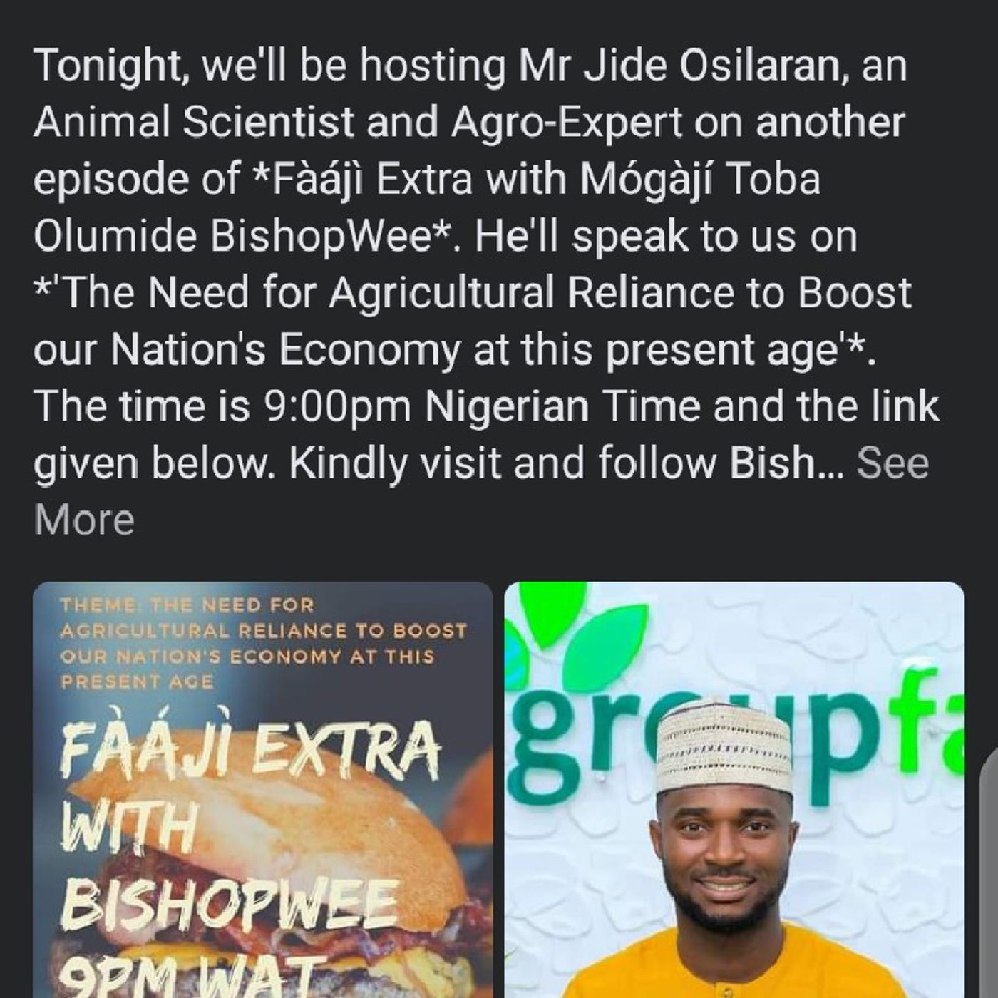 Episode 35 - Fàájì Extra with Mógàjí Toba BishopWee episode artwork