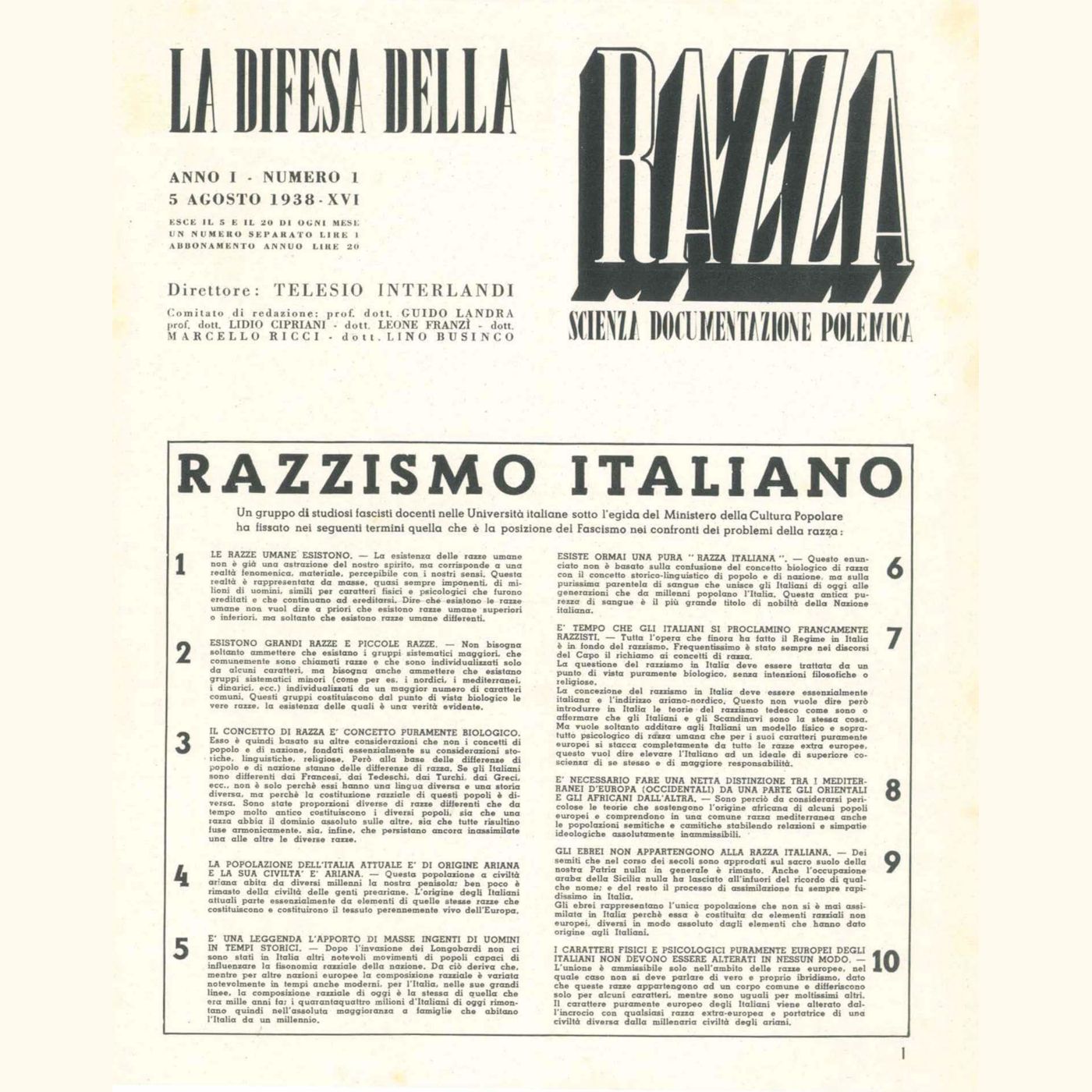 2018-1938 – La legislazione razzista in Italia, dopo l’abrogazione - Puntata 4 episode artwork