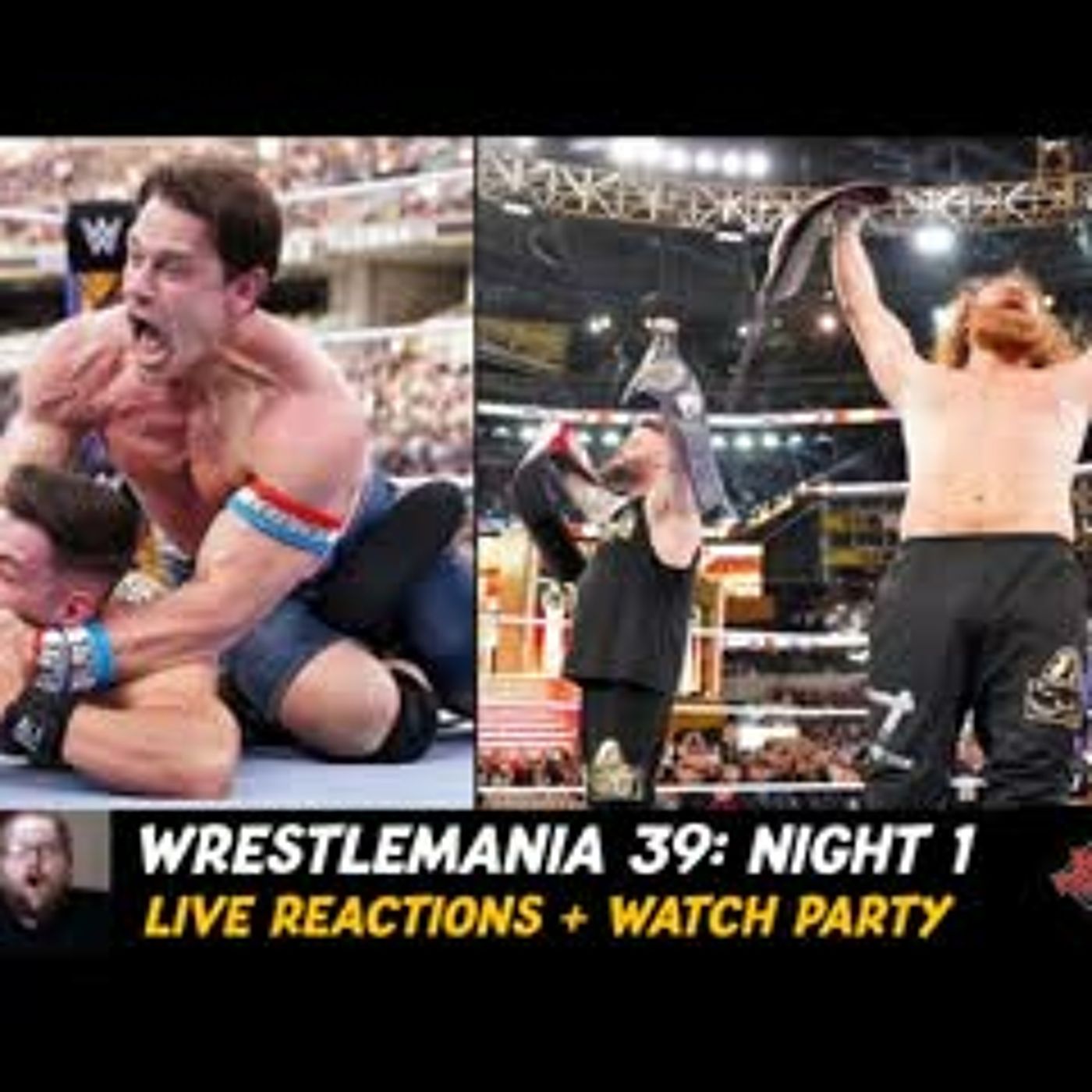 WWE WrestleMania 39: NIGHT 1 LIVE REACTIONS | Zayn & Owens vs The Usos | WrestleMania 39 episode artwork
