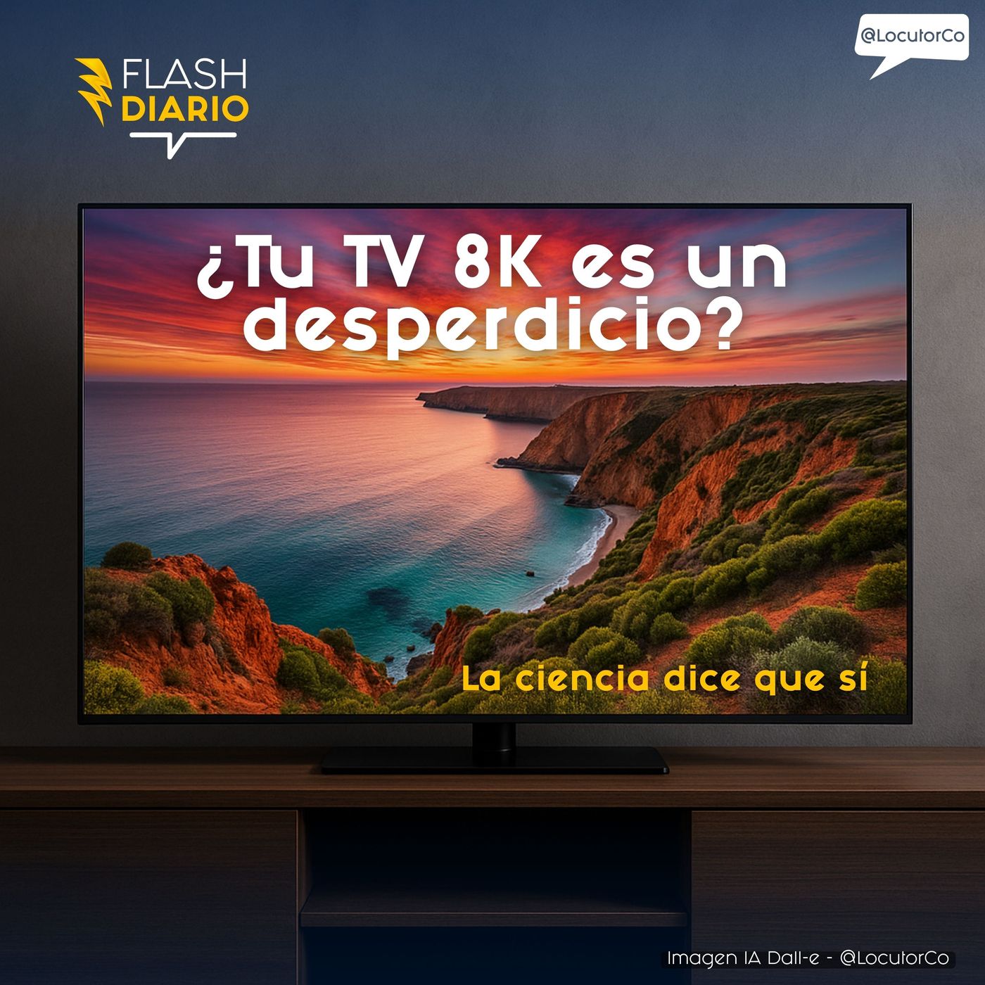 ¿Tu tele 8K es un desperdicio? La ciencia dice que sí