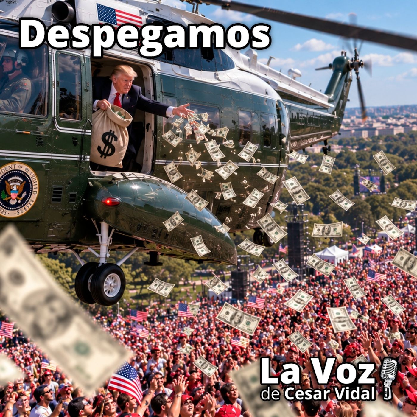 Despegamos: Cheque Trump, crisis combustible, sablazo eléctrico, shock chino, ruta Ártica - 10/09/26 episode artwork