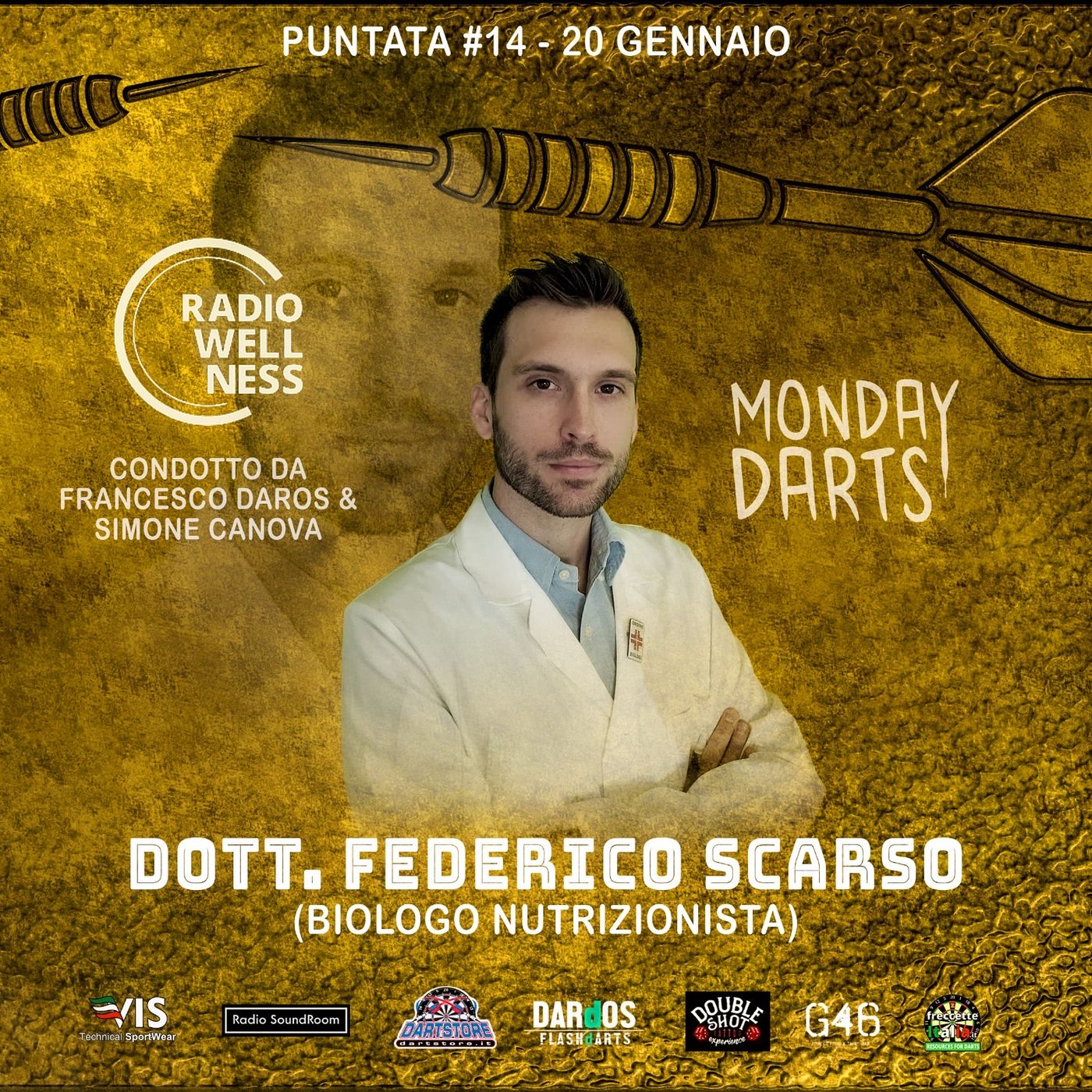 MONDAY DART - Quattordicesima puntata - Dott. Federico Scarso episode artwork