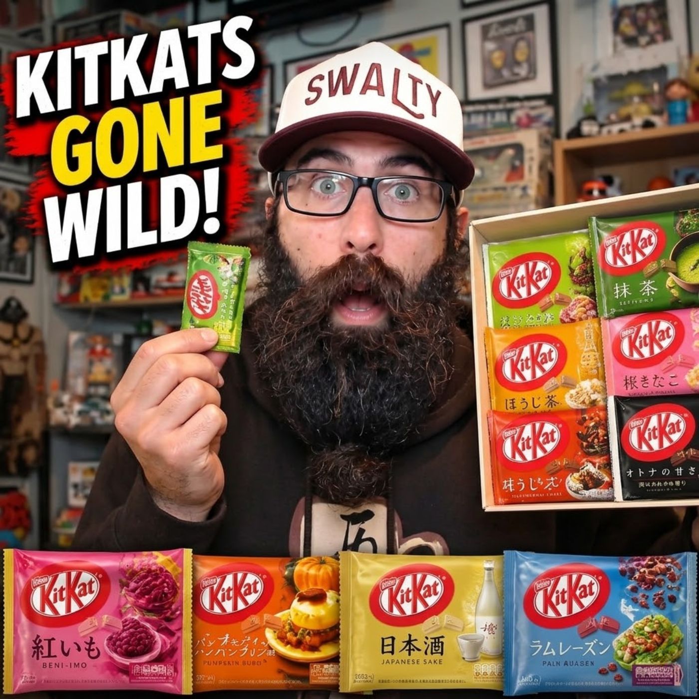 We Tried Every Japanese KitKat Flavor and the Results Were Chaotic