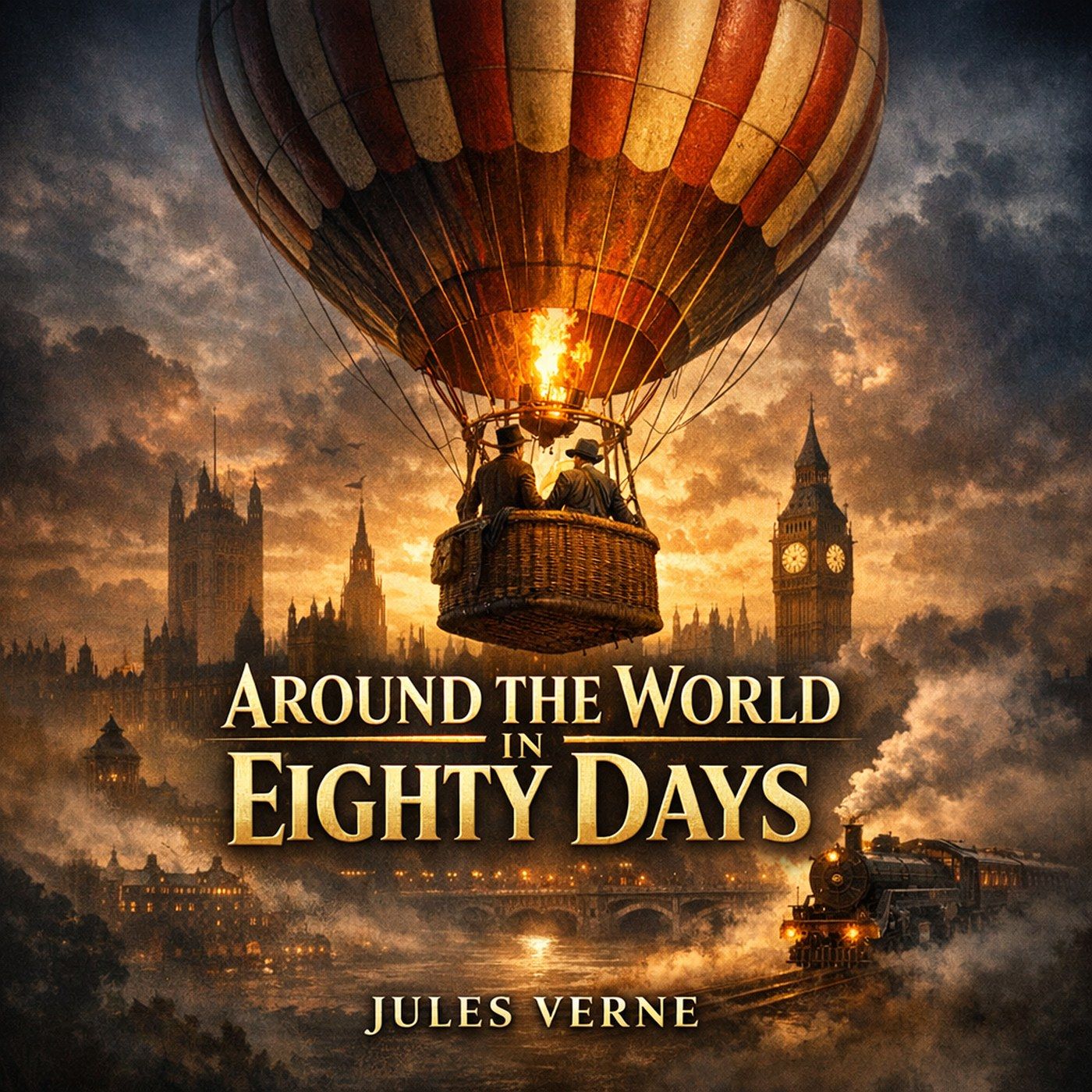 🟡 Around the World in Eighty Days (Alternative Reading) (Full Audiobook) | Jules Verne episode artwork