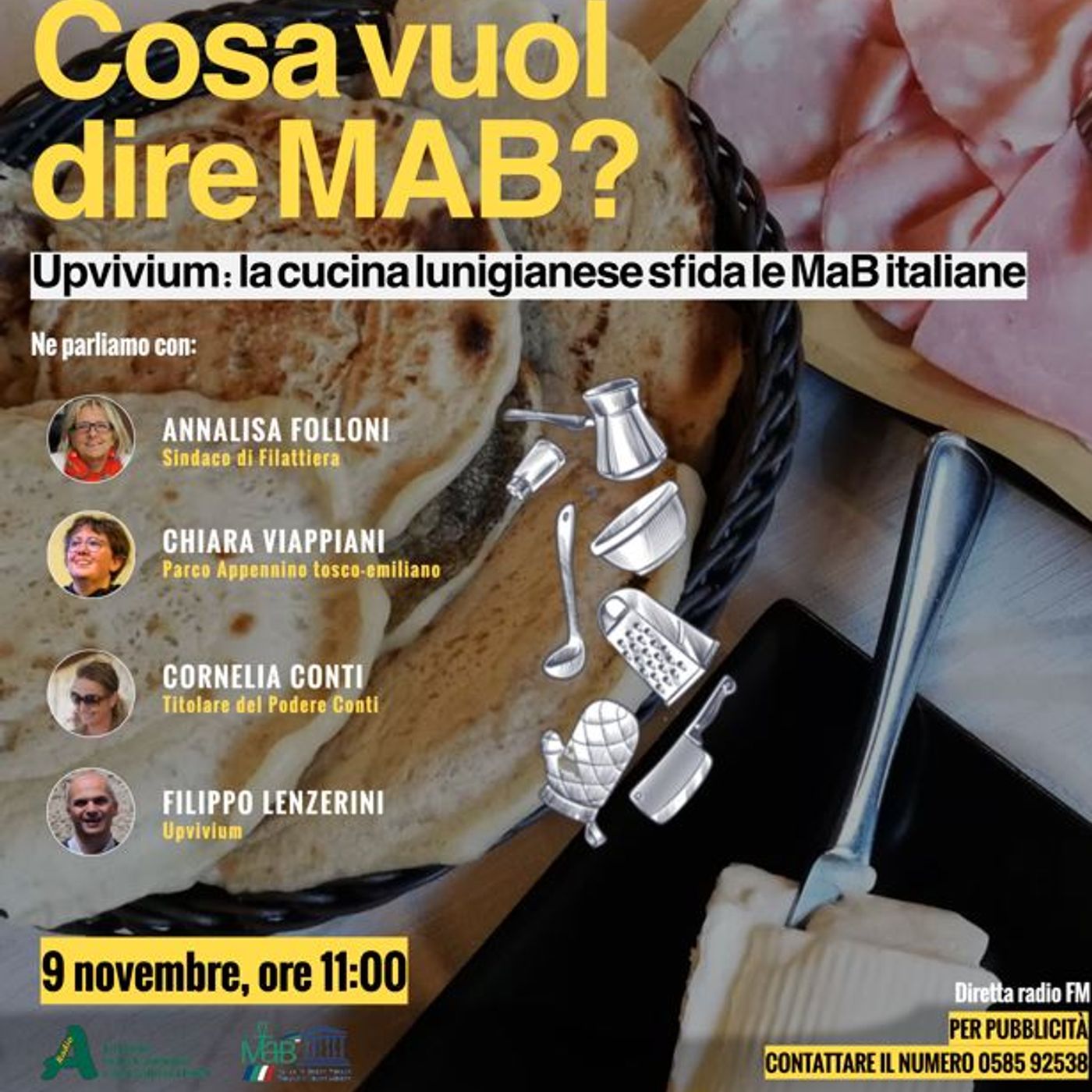 MAB, Upvivium: la cucina Lunigianese sfida le MaB italiane (Lunigiana Talk - 9 Novembre 2024) episode artwork
