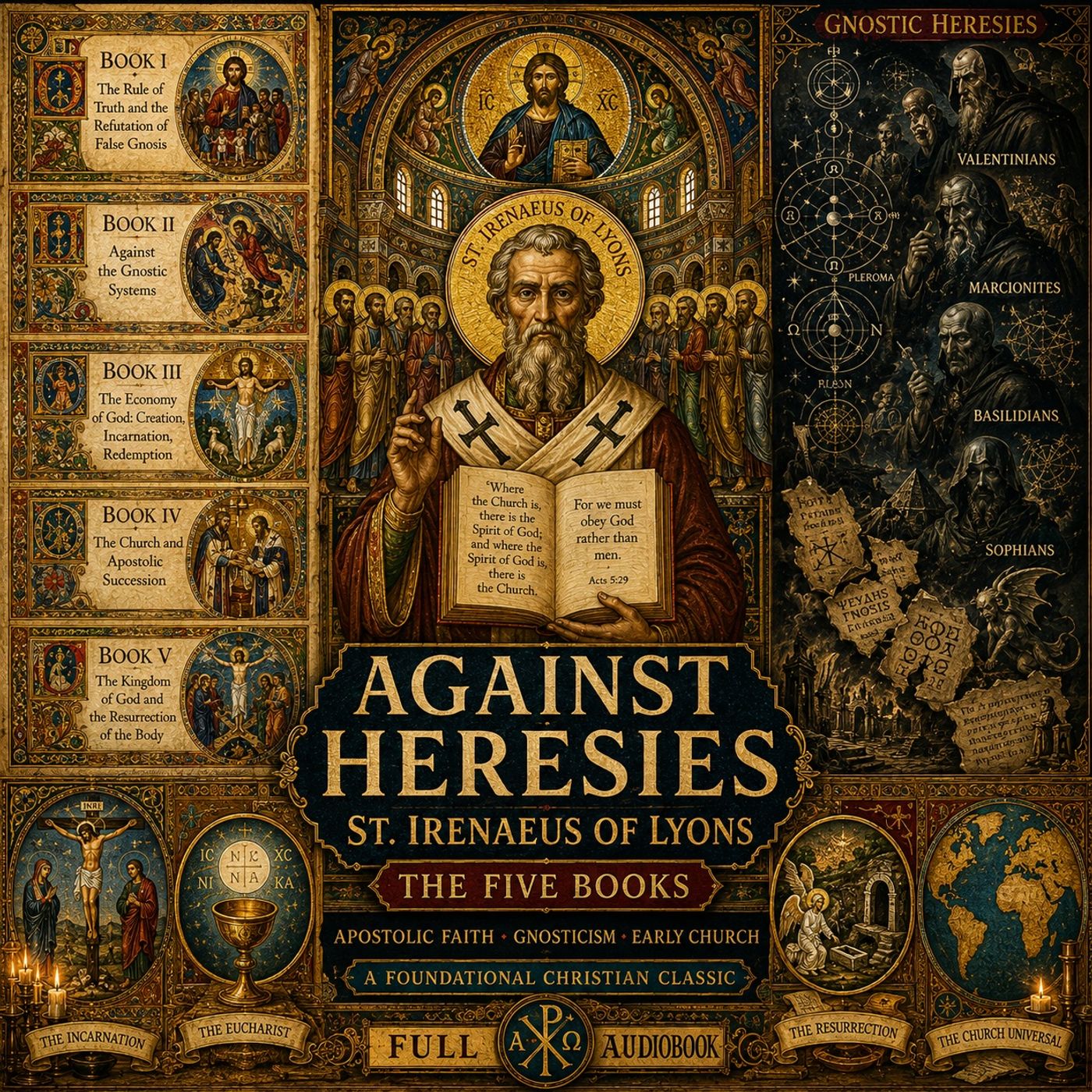 Against Heresies by St. Irenaeus of Lyons | Early Church, Gnosticism & Apostolic Faith | Full Audiobook Part 1