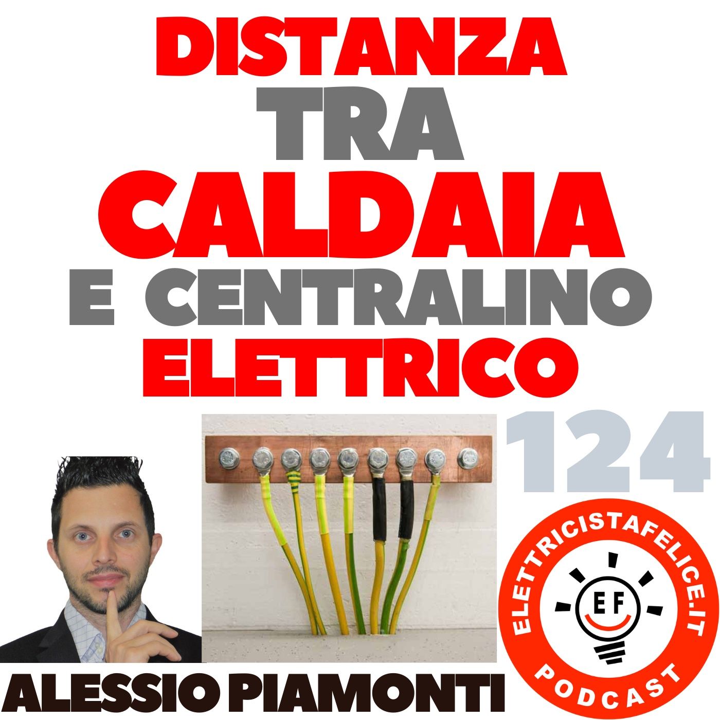 124 Distanza minima tra centralino elettrico e caldaia