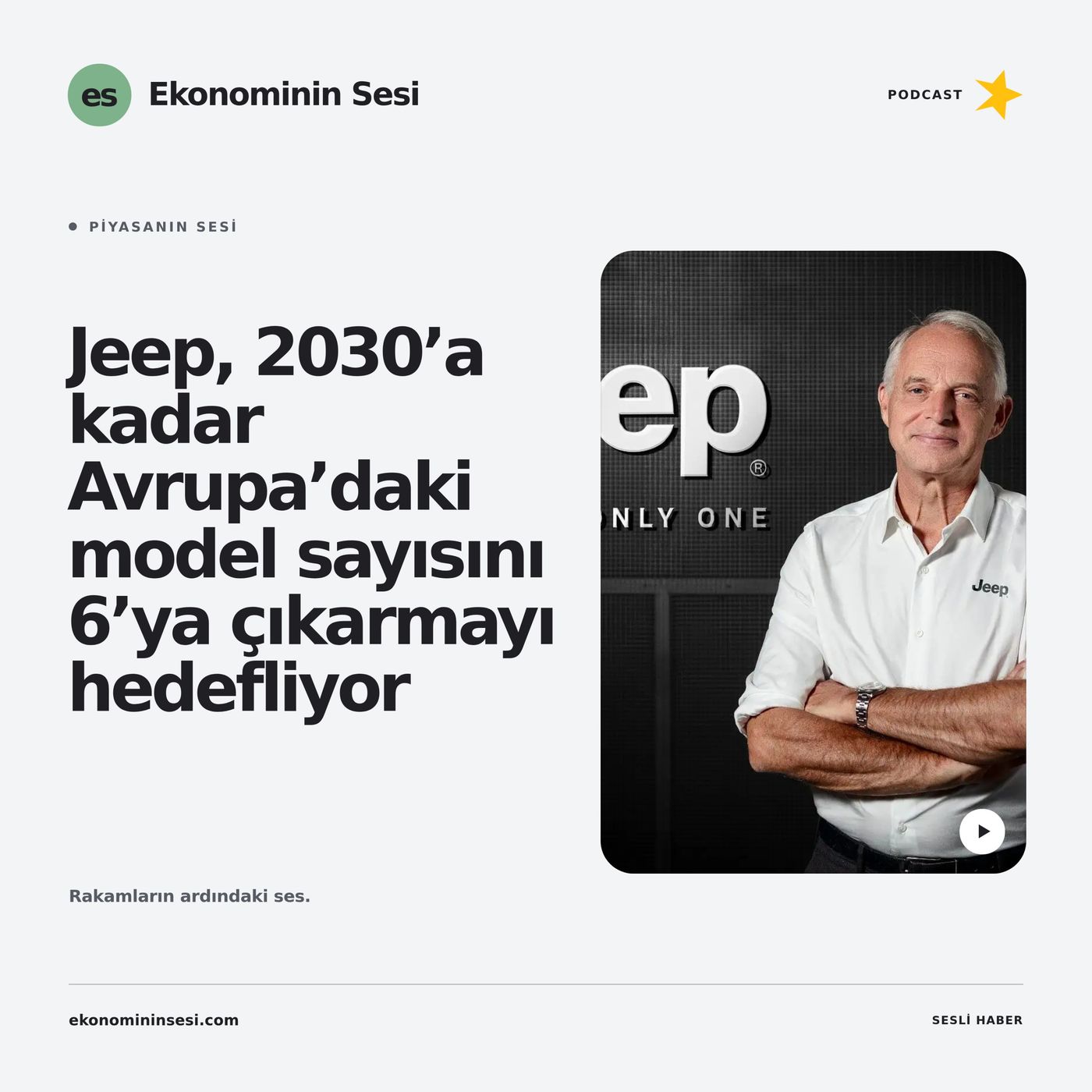 Jeep, 2030’a kadar Avrupa’daki model sayısını 6’ya çıkarmayı hedefliyor
