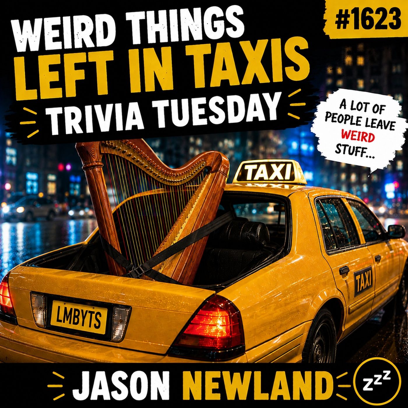 (Overnight Music) Weird Things Left in Taxis | Trivia Tuesday | #1623 Let Me Bore You To Sleep | Jason Newland | 2nd June 2026
