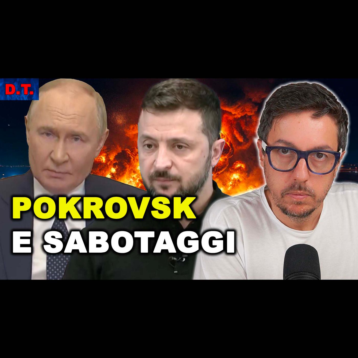 AVANZATE RUSSE A POKROVSK | I MEDIA ESALTANO I SABOTAGGI UCRAINI IN RUSSIA