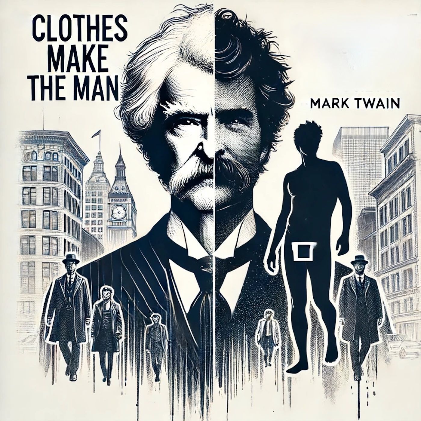 "Clothes make the man. Naked people have little or no influence on society." episode artwork