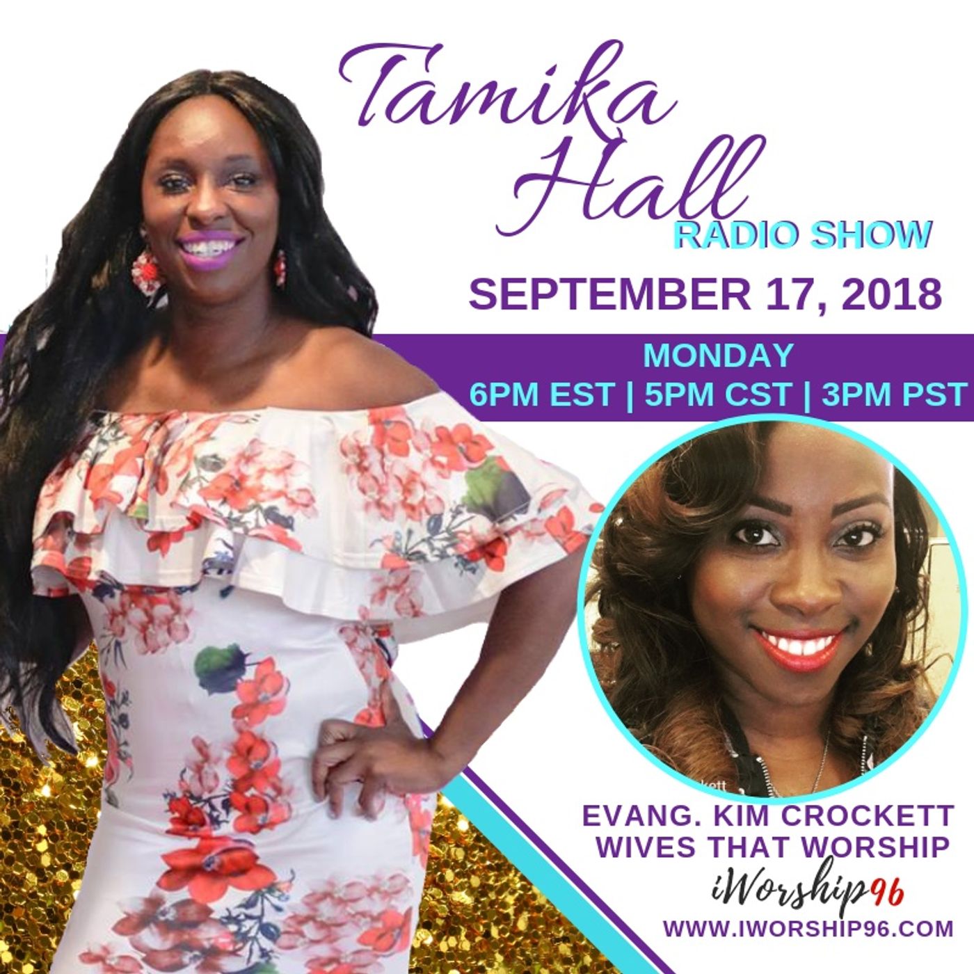 Evangelist Kim Crockett with Tamika Hall episode artwork