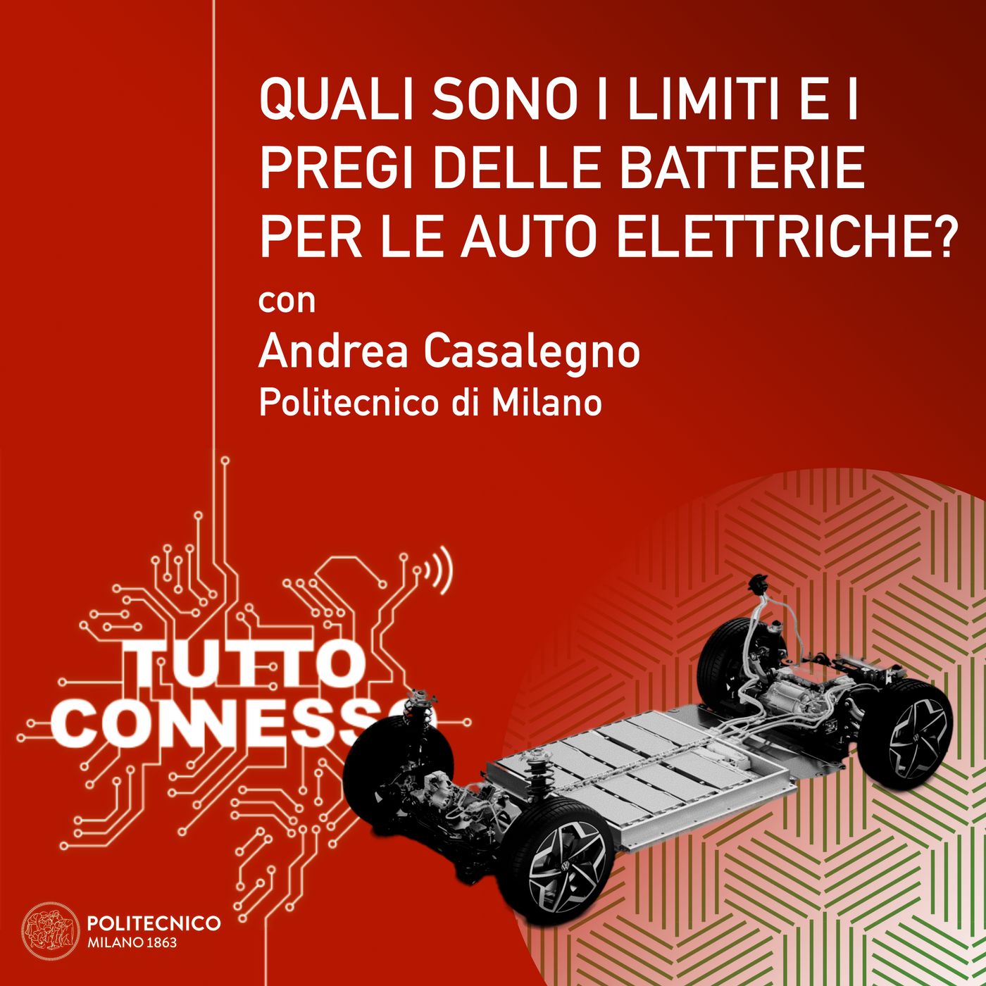 Quali sono i limiti e i pregi delle batterie per le auto elettriche? Con Andrea Casalegno episode artwork