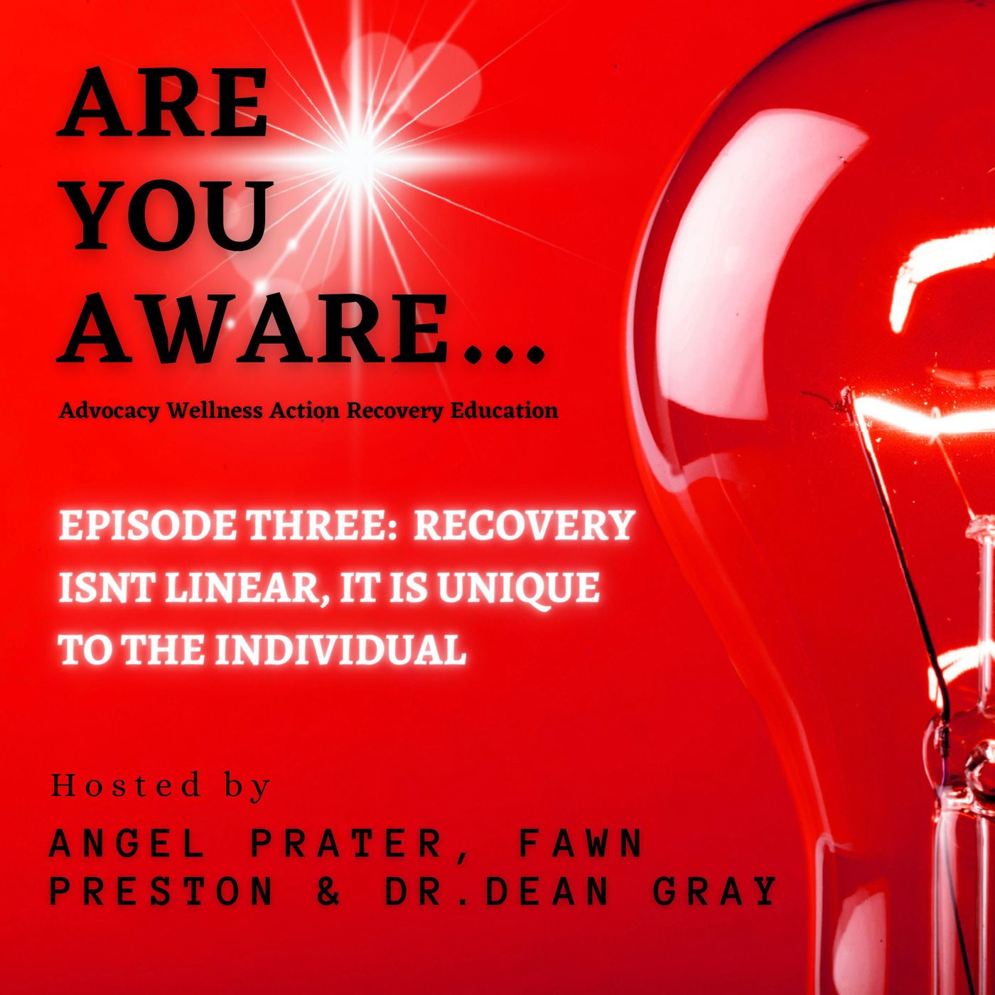 Are You AWARE: Episode #3: Recovery Is not linear, its individualized episode artwork