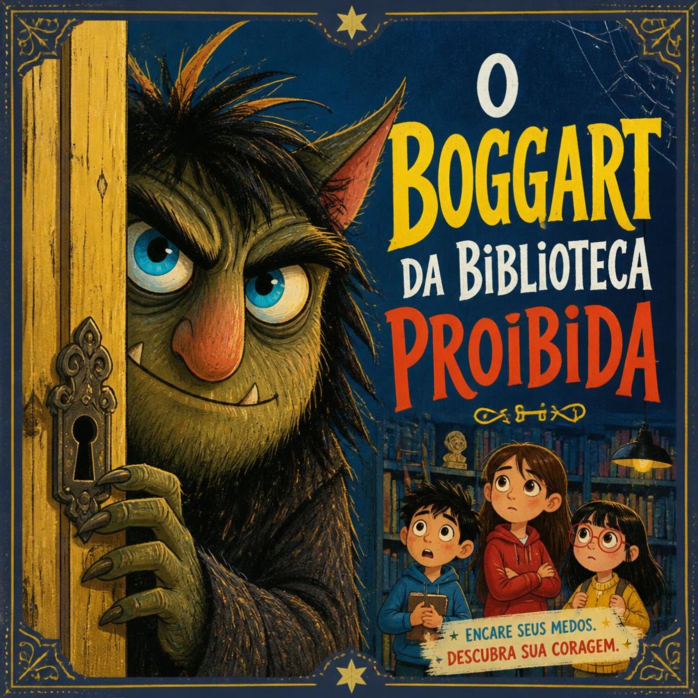 Os Três Amigos e o Segredo da Biblioteca Assombrada ｜【Conto infantil】 episode artwork
