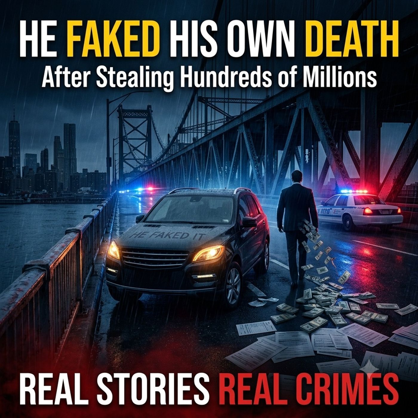 HE FAKED HIS OWN DEATH