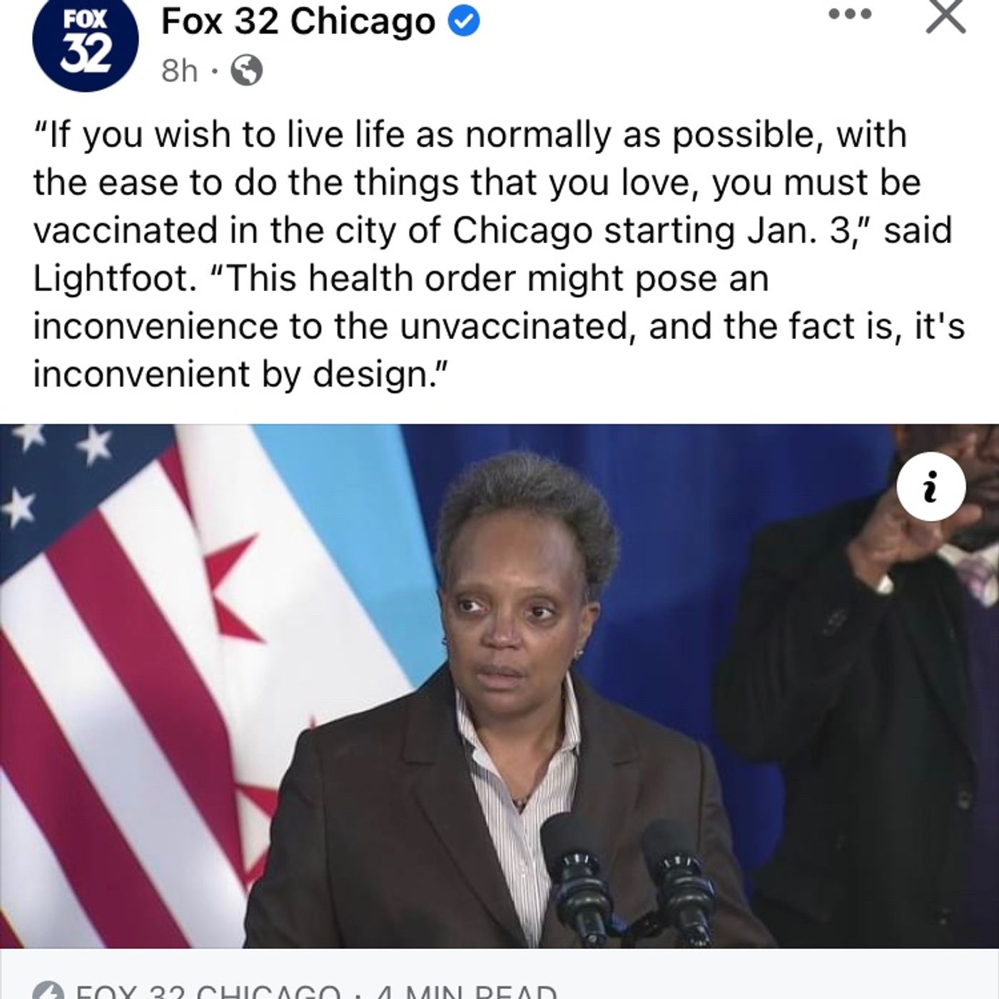 Lori Lightfoot is…………….. episode artwork