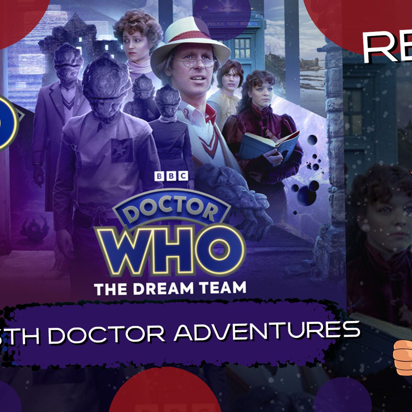 The 5th Doctor Adventures The Dream Team Dream Team episode artwork