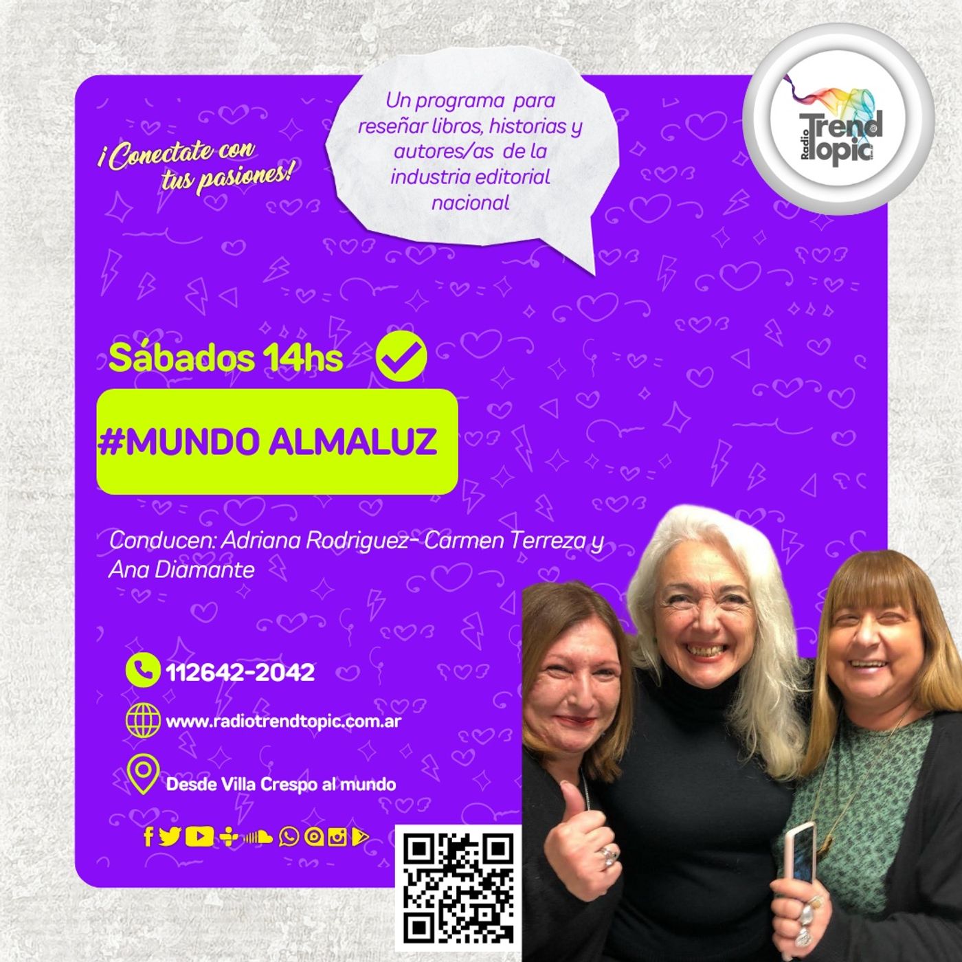 Mundo Almaluz Radio  T3 P48 -  Gloria Guglielmi y Valeria Molina; Beatriz Lacroix