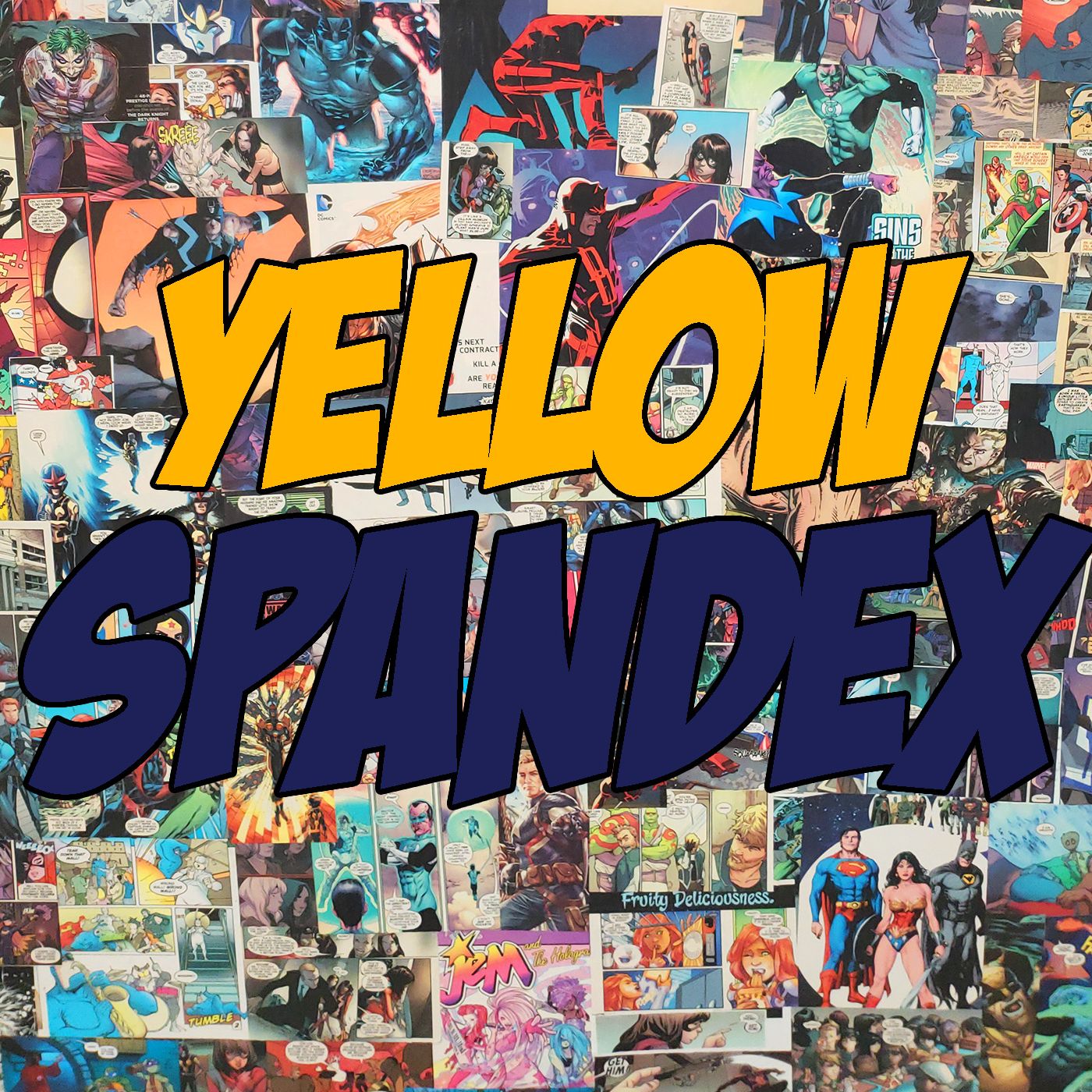 Yellow Spandex podcast artwork