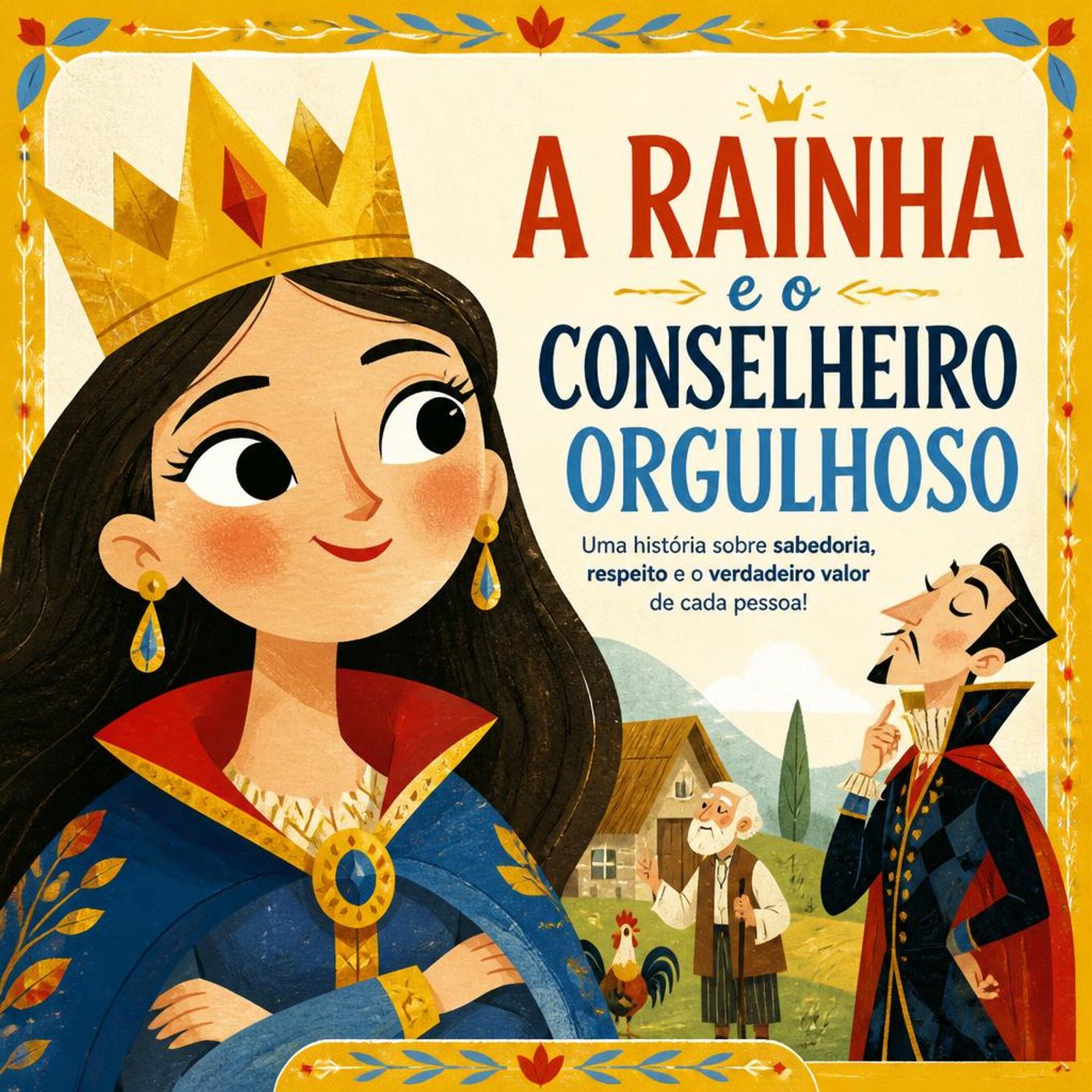 A Rainha, o Conselheiro e o Enigma do Galo ｜ 【Conto popular】