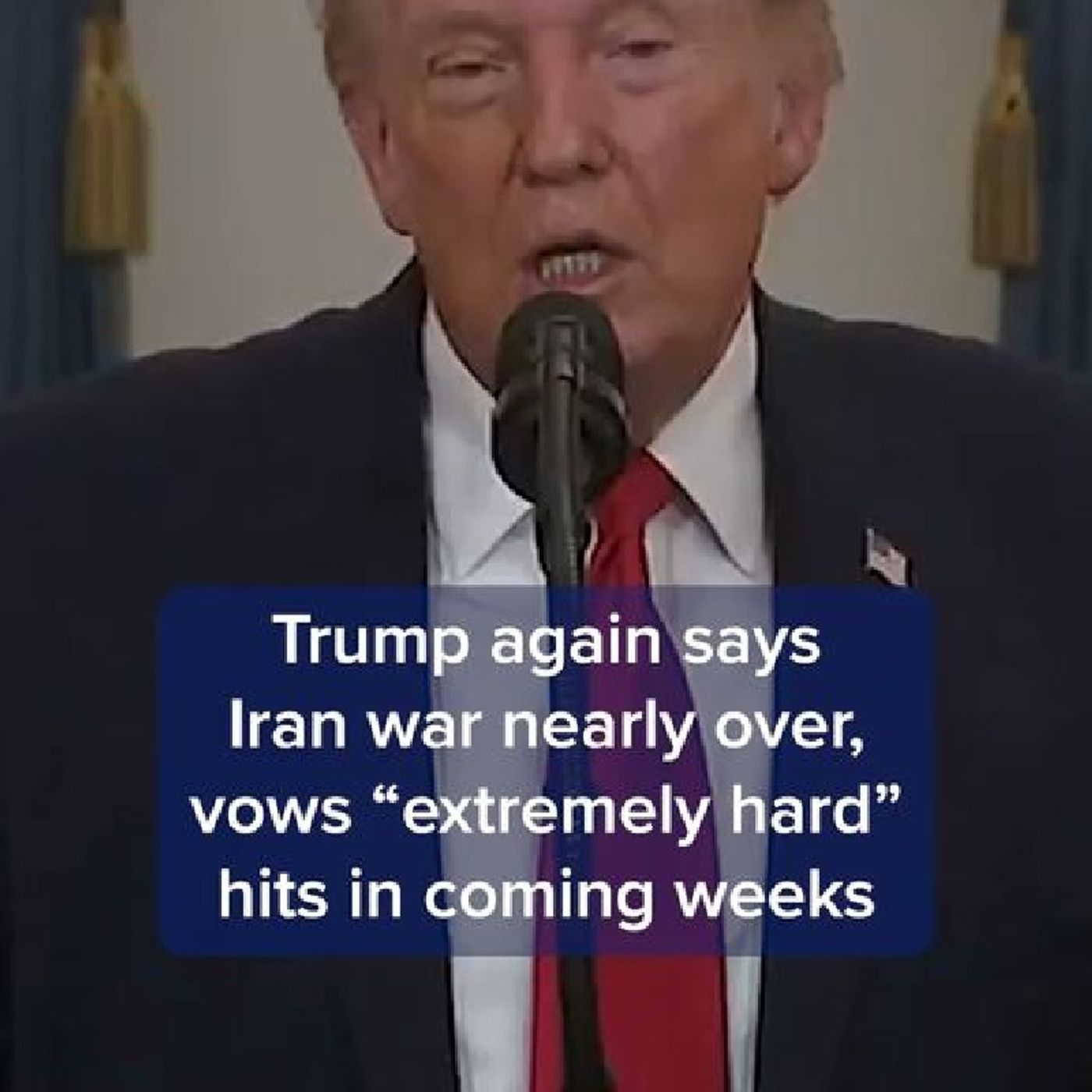 President #DonaldTrump delivered an update on the U.S. and #Israel’s war on #Iran in a televised address from the White House, telling the c episode artwork