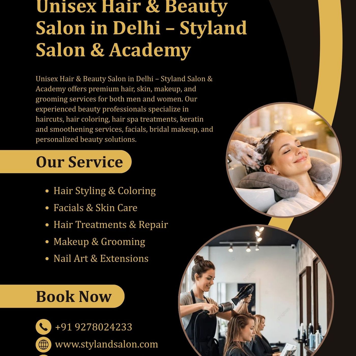 Unisex Hair & Beauty Salon in Delhi