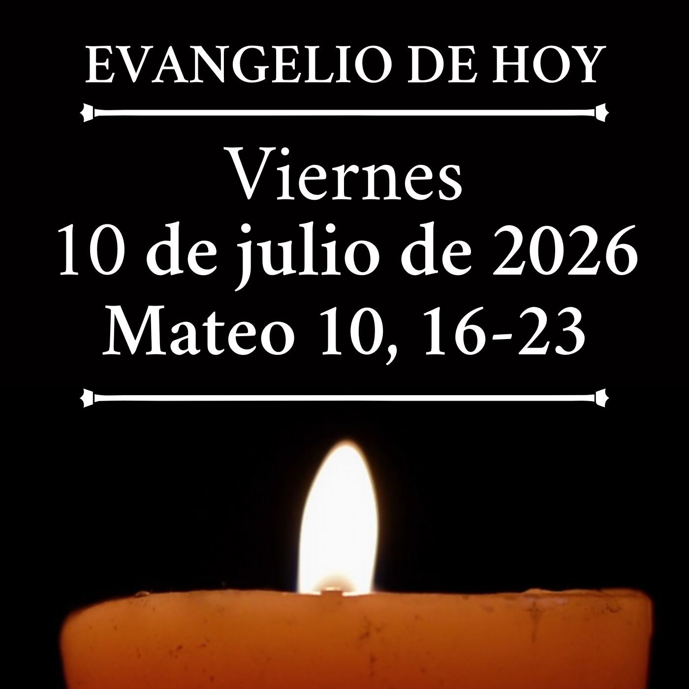 Evangelio del viernes 10 de julio de 2026 - Os envío como ovejas entre lobos episode artwork