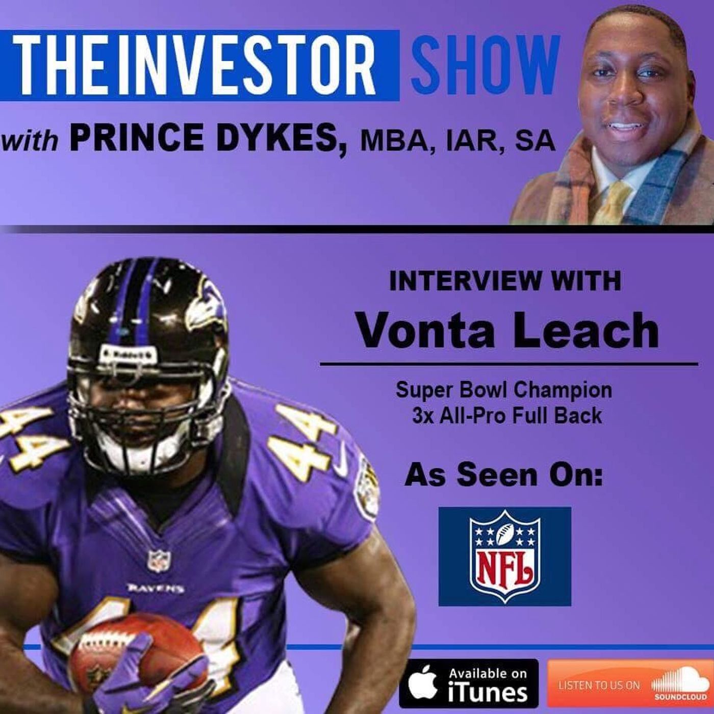 SuperBowl Champ & 3x NFL All Pro FB Vonta Leach on Investing, life & football episode artwork
