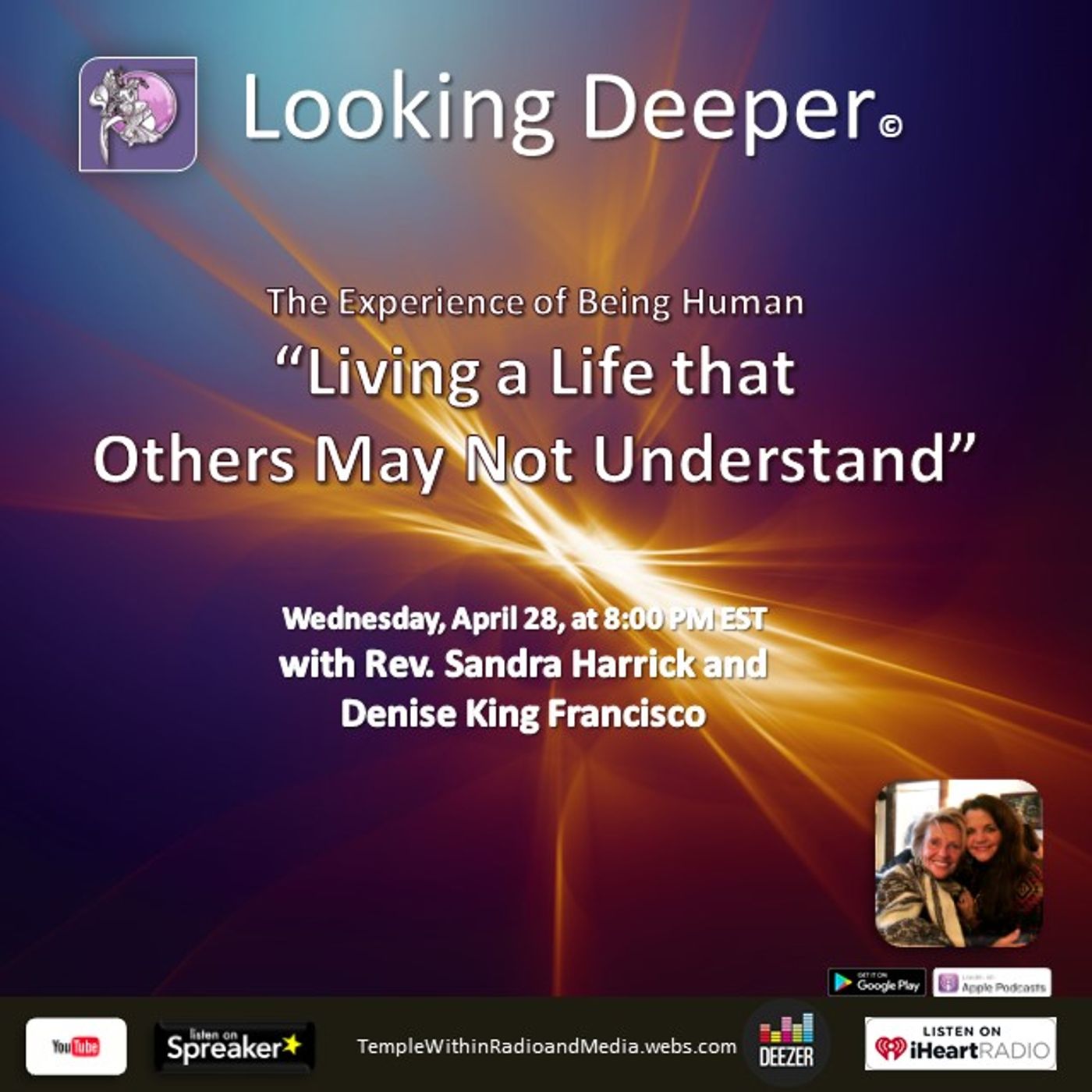 Dana and Sandy on Looking Deeper